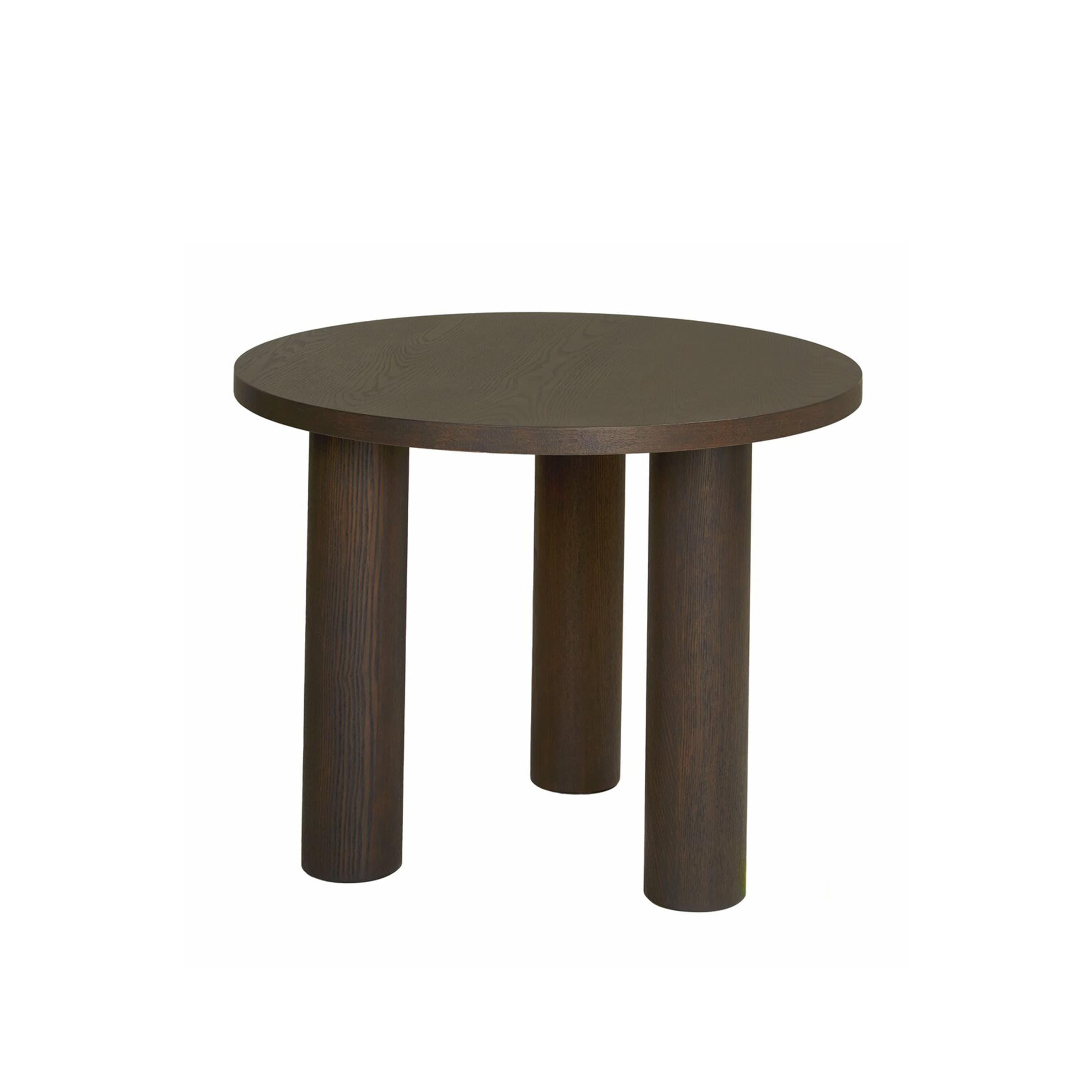 Melvin Couchtisch Dunkelbraun Ø65