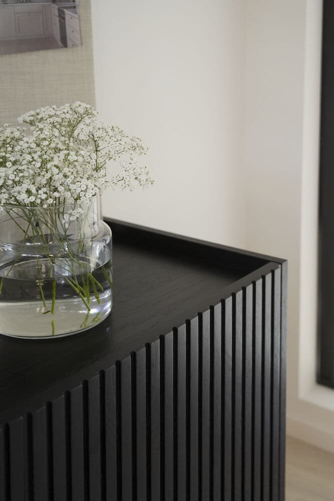 Halifax Sideboard Schwarz 160cm