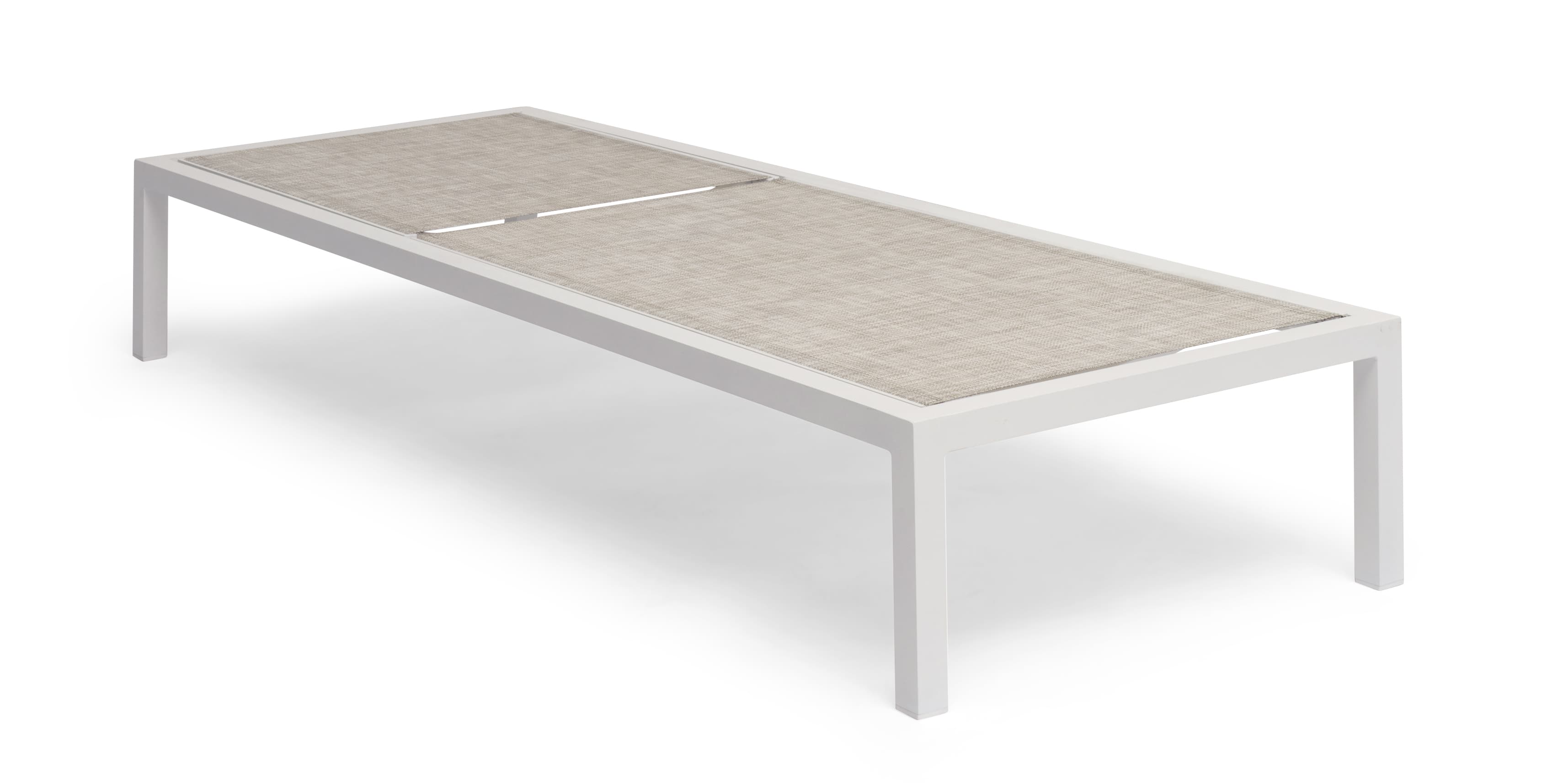 Hånger Sun Lounger White/Greige