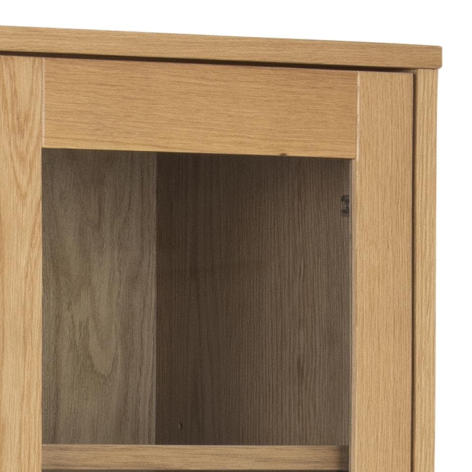 Nicki Vitrineschrank Eiche