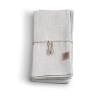 Classic Serviette Leinen Hellgrau 4er Pack
