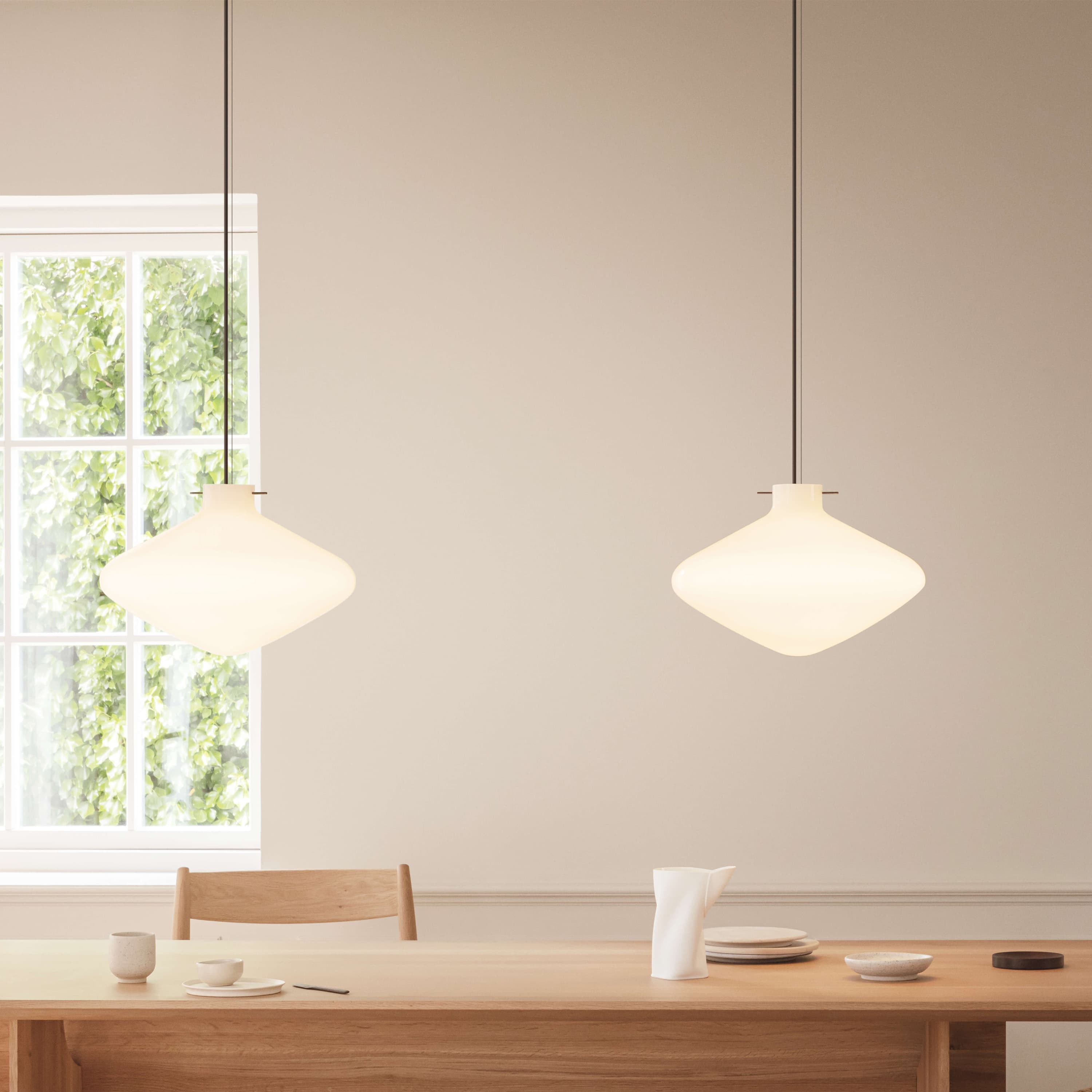 Repose Ceiling Lamp Black 40cm