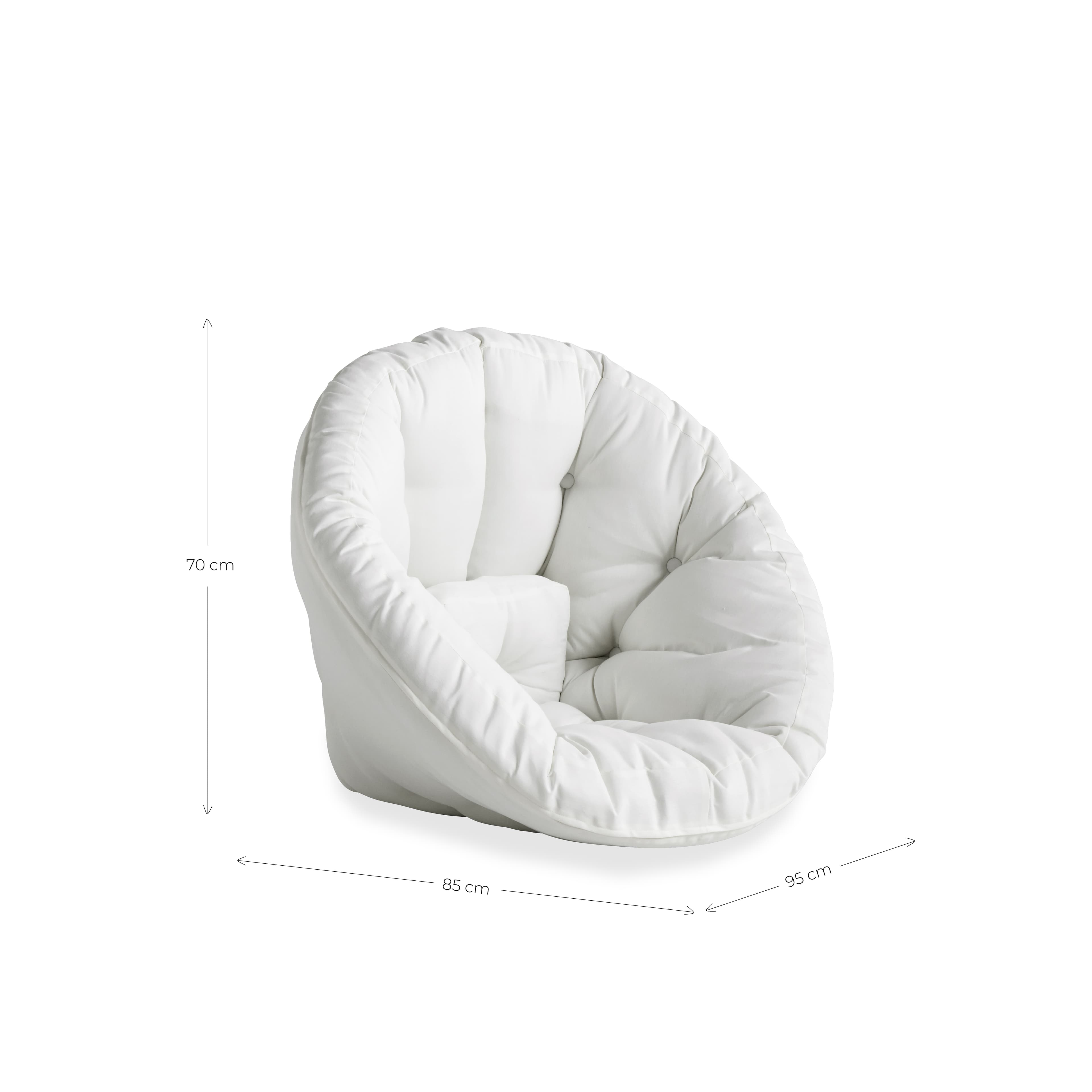 Nido Outdoor Lounge Pouf Beige