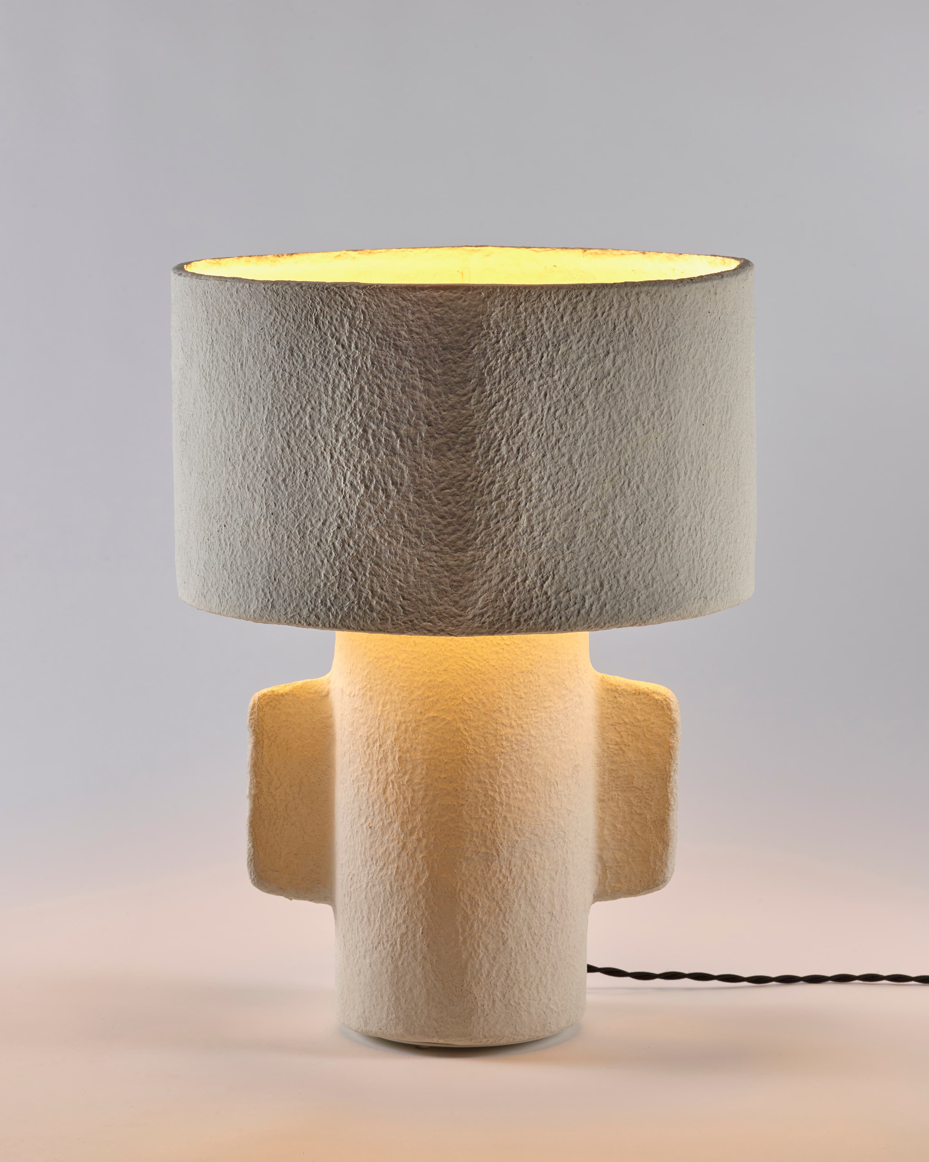 Earth 01 Table Lamp White Small