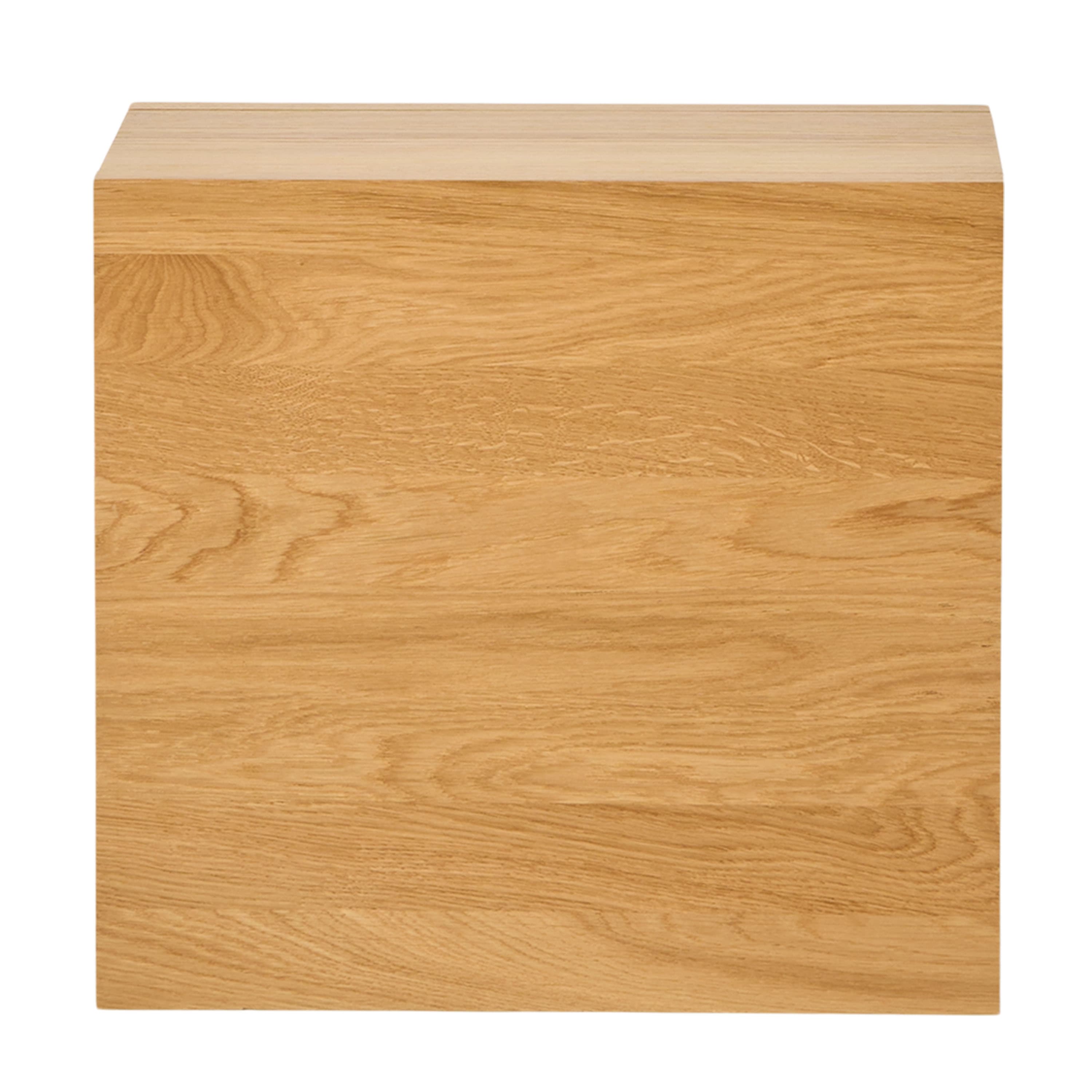 Plinth Hocker Oak