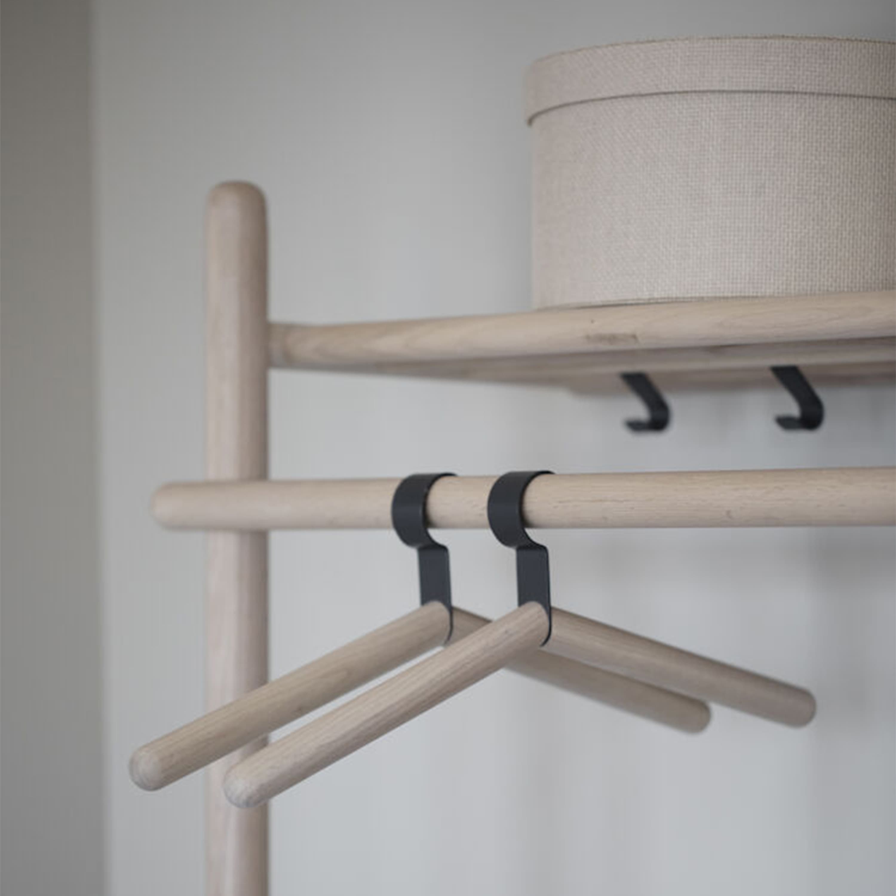 Milford Clothing Rack White Washed