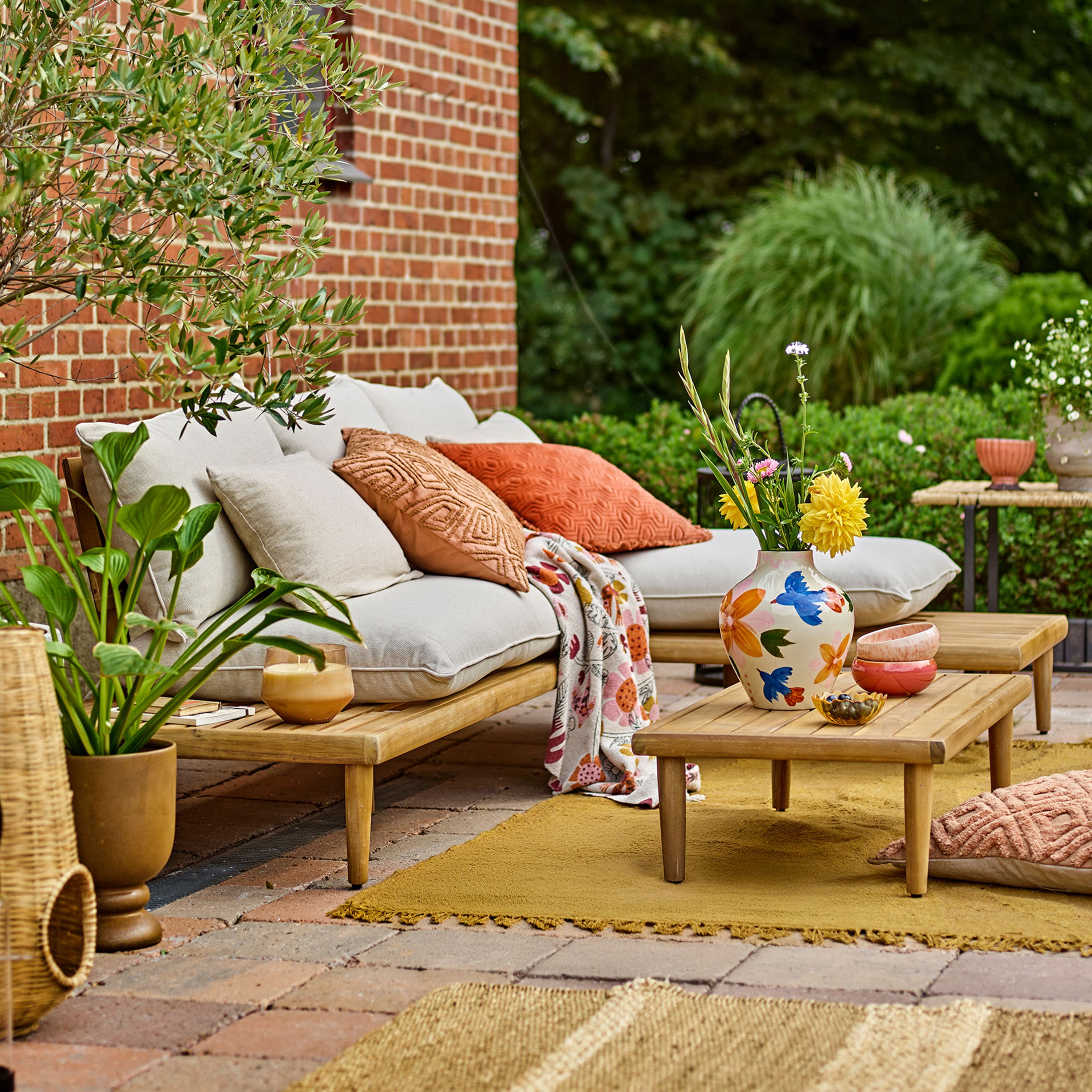 Cesano Lounge Set Nature incl. Table