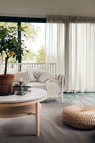 Skylight Curtain Length Linen Oatmeal 140x290