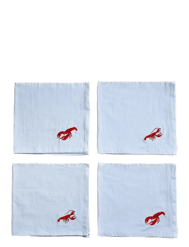 Crayfish Napkin Set of 4