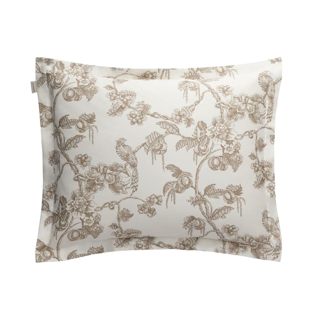 Tree Print Kissenbezug Taupe Beige 50x60