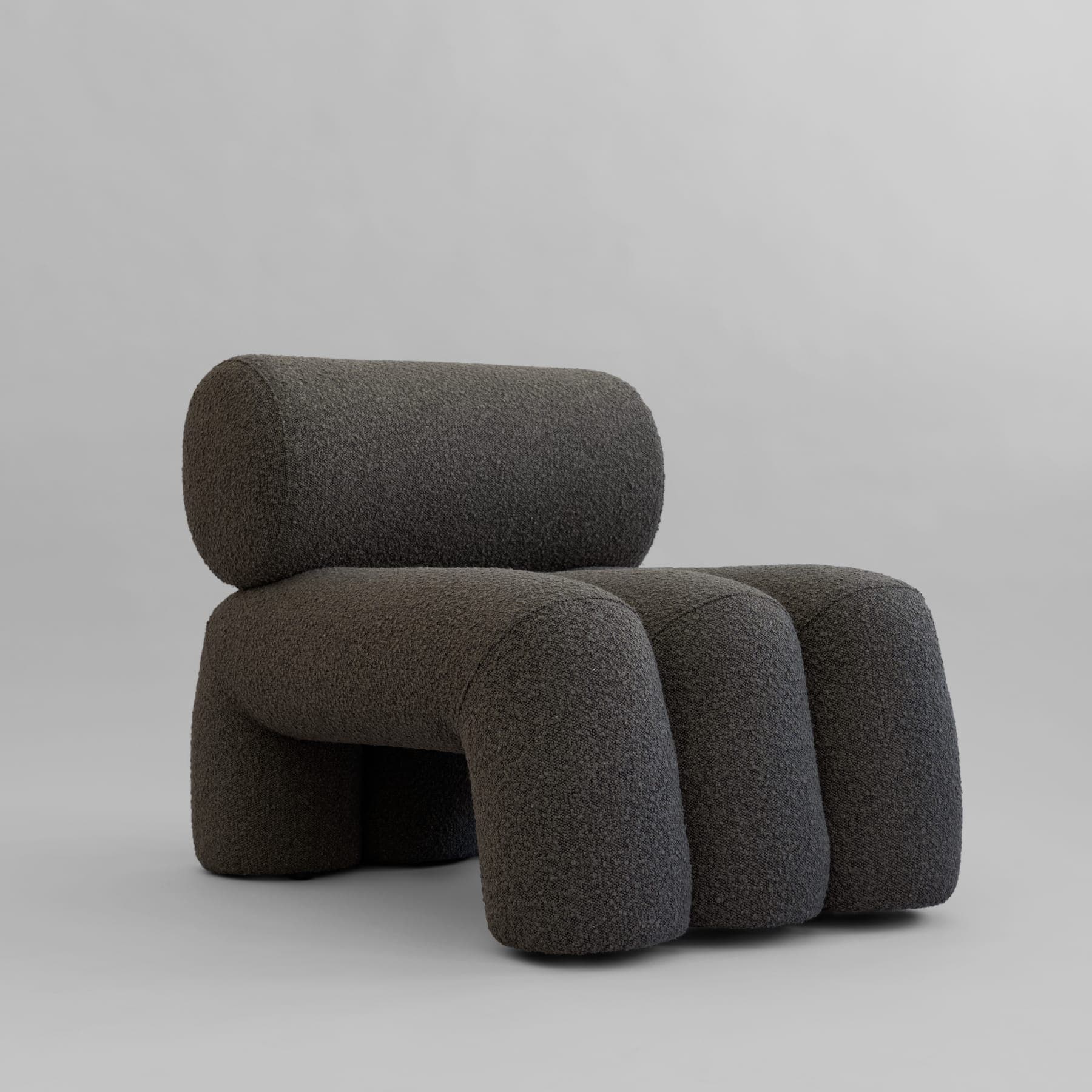 Foku Lounge Chair Deep Taupe