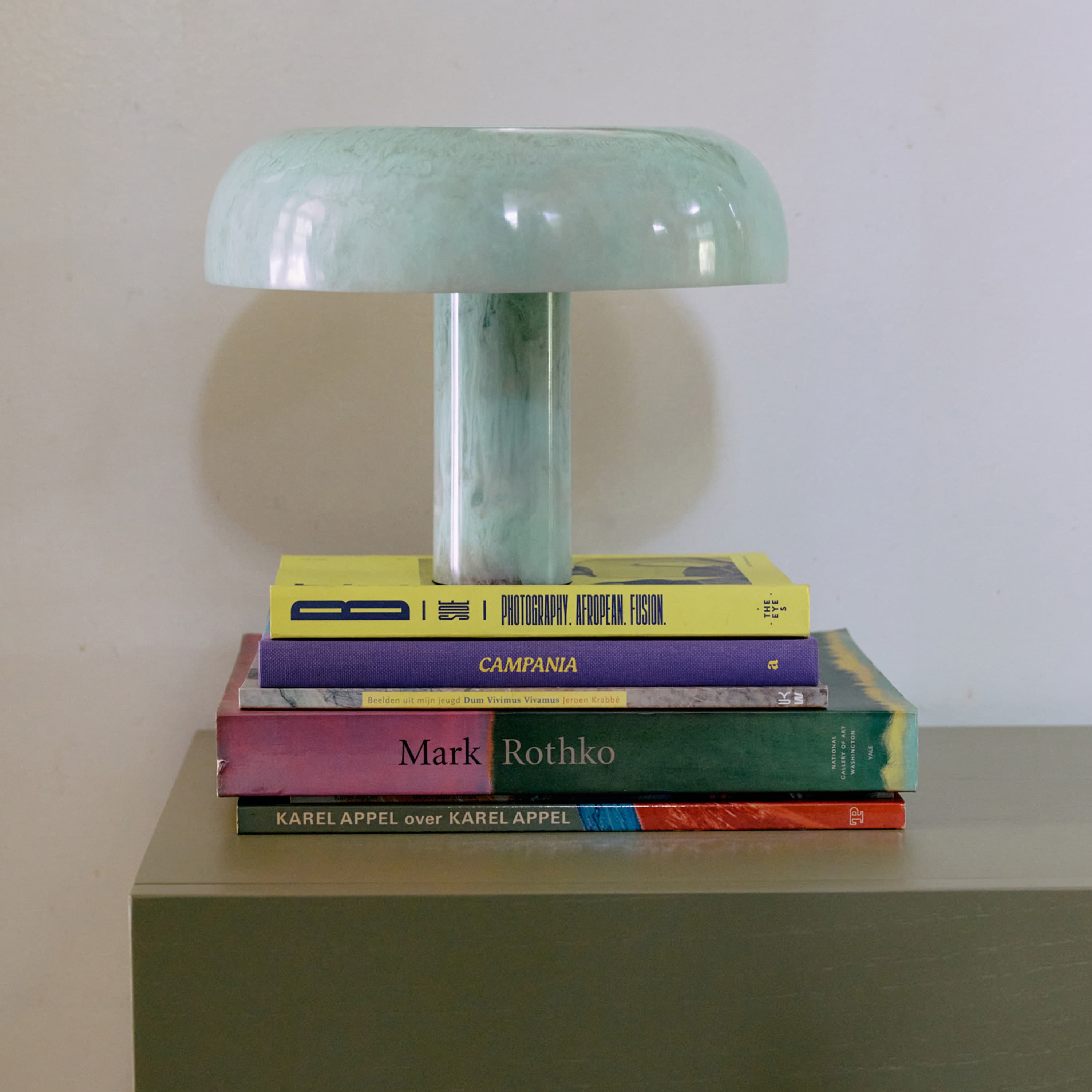 Mushroom Table Lamp Mint Small