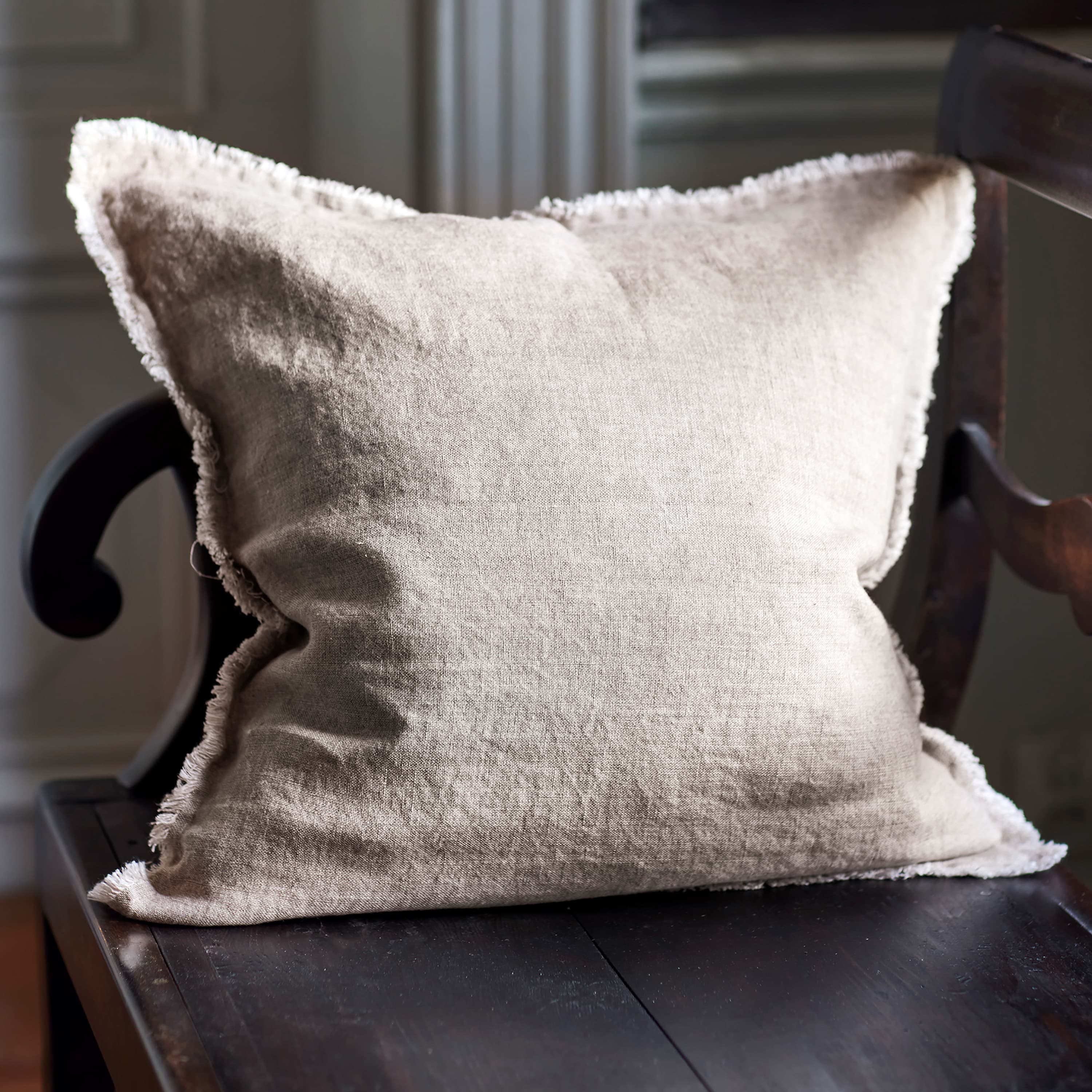 Levelin Cushion Cover Linen Natural 50x50