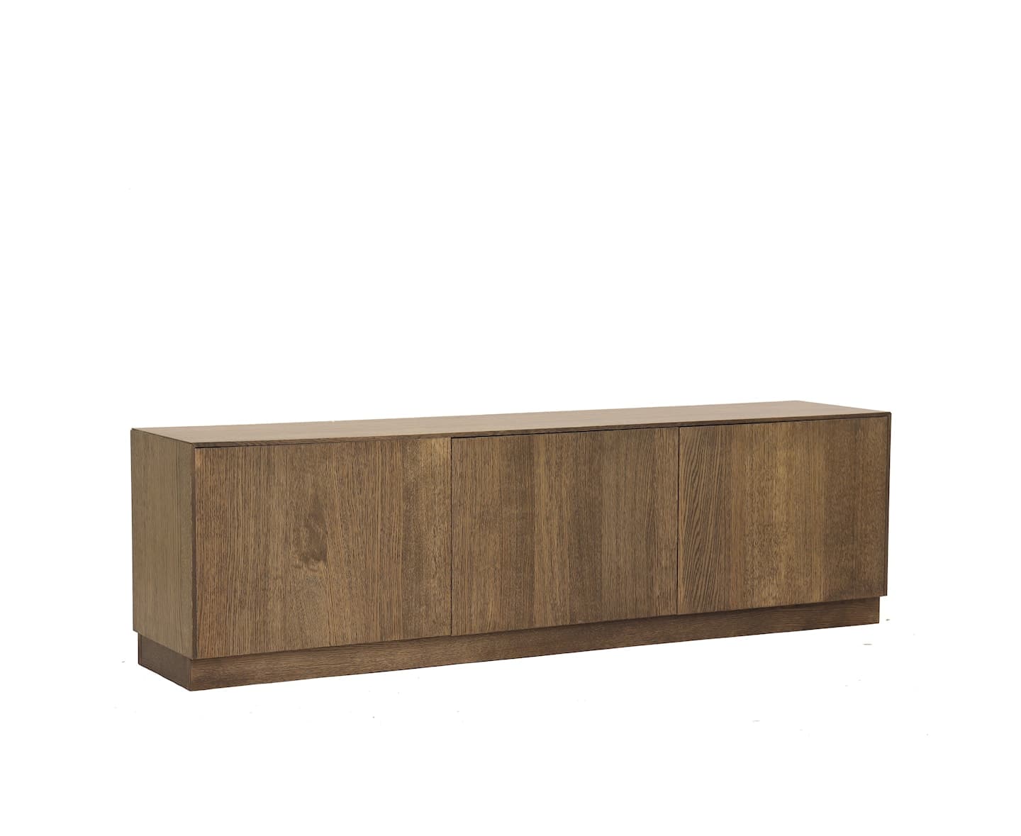 Esme TV-Bank Braun gebeizte Eiche 178cm