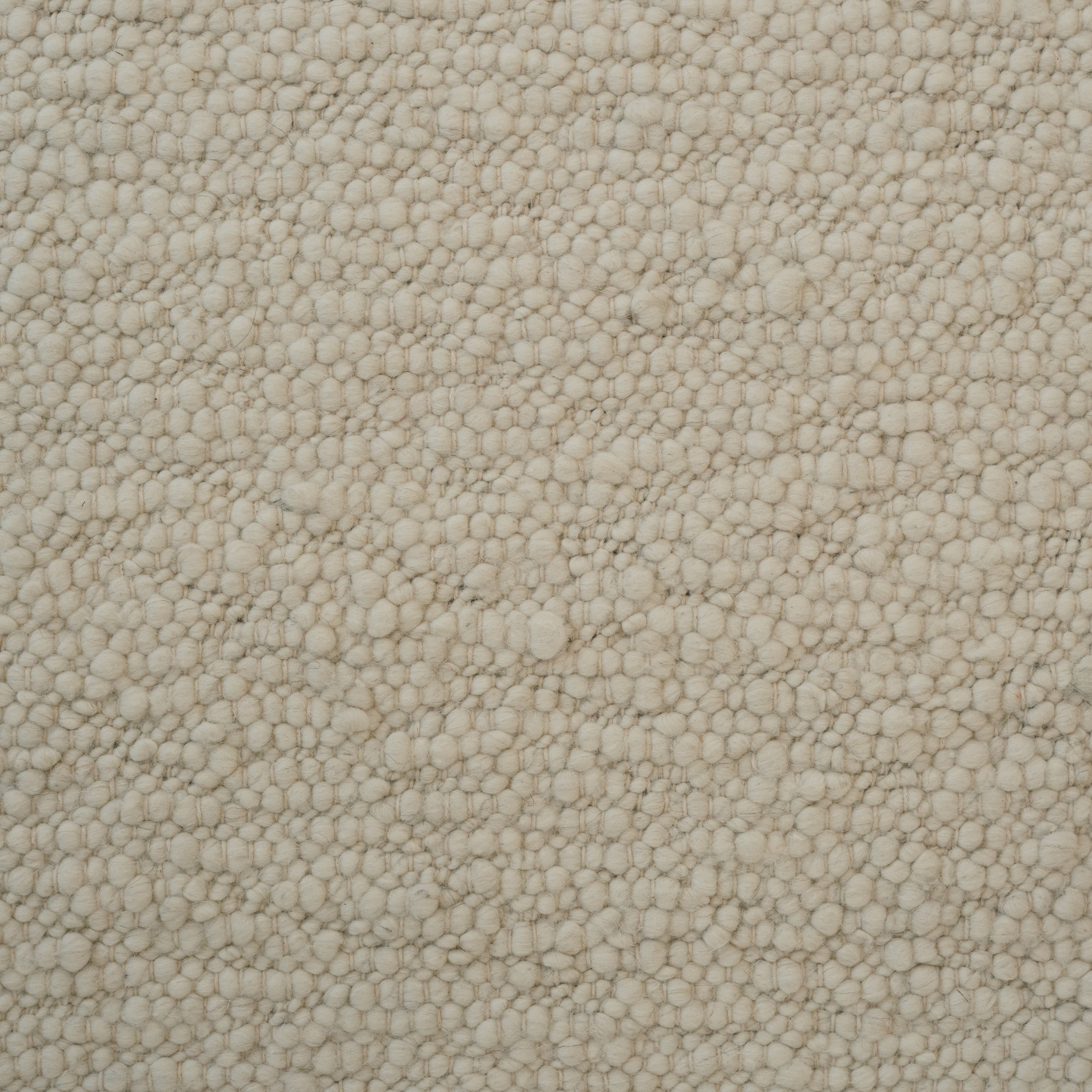 Pebbled Poem Wollteppich White 200x300