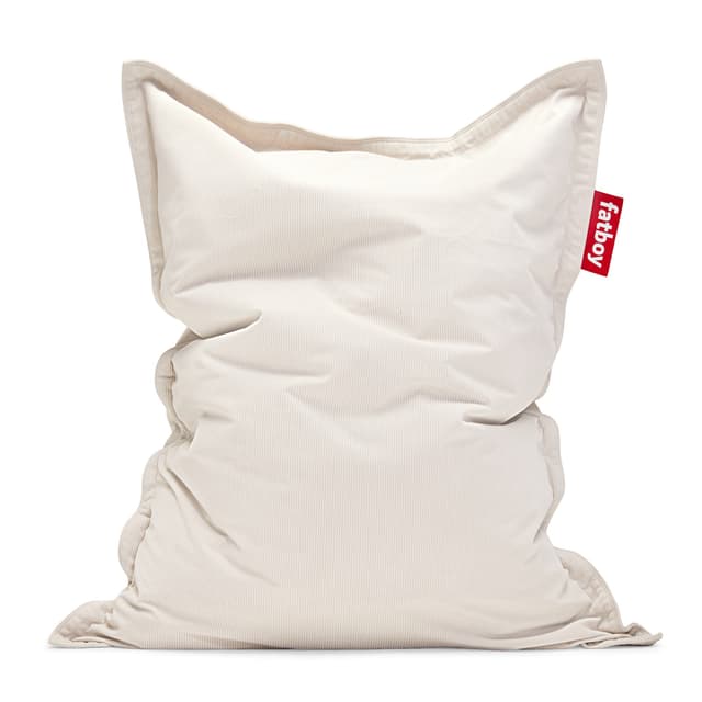 Original Slim Recycled Cord Beanbag Cream