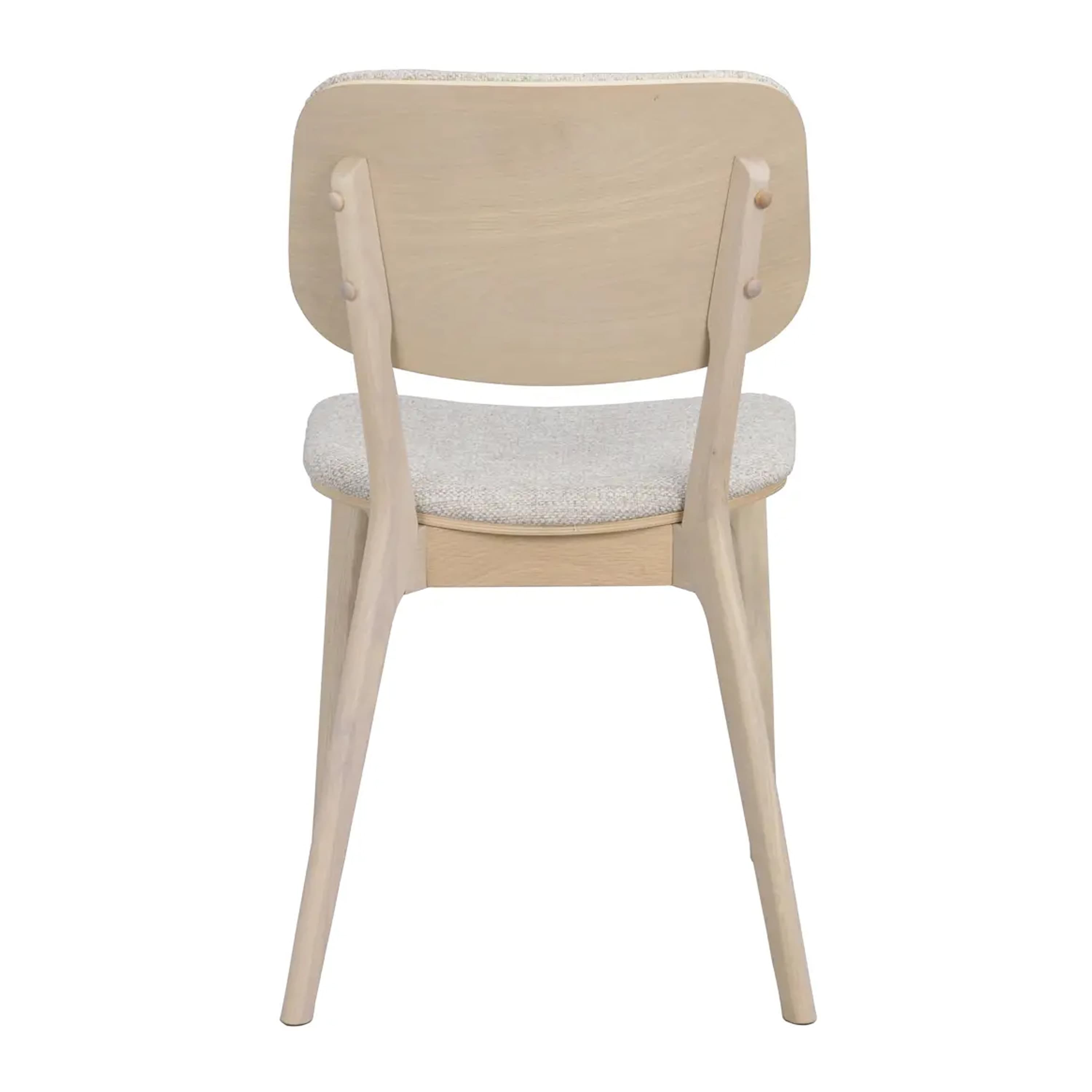 Barrett Matstol Vitpigmenterad Ek/Ljusbeige