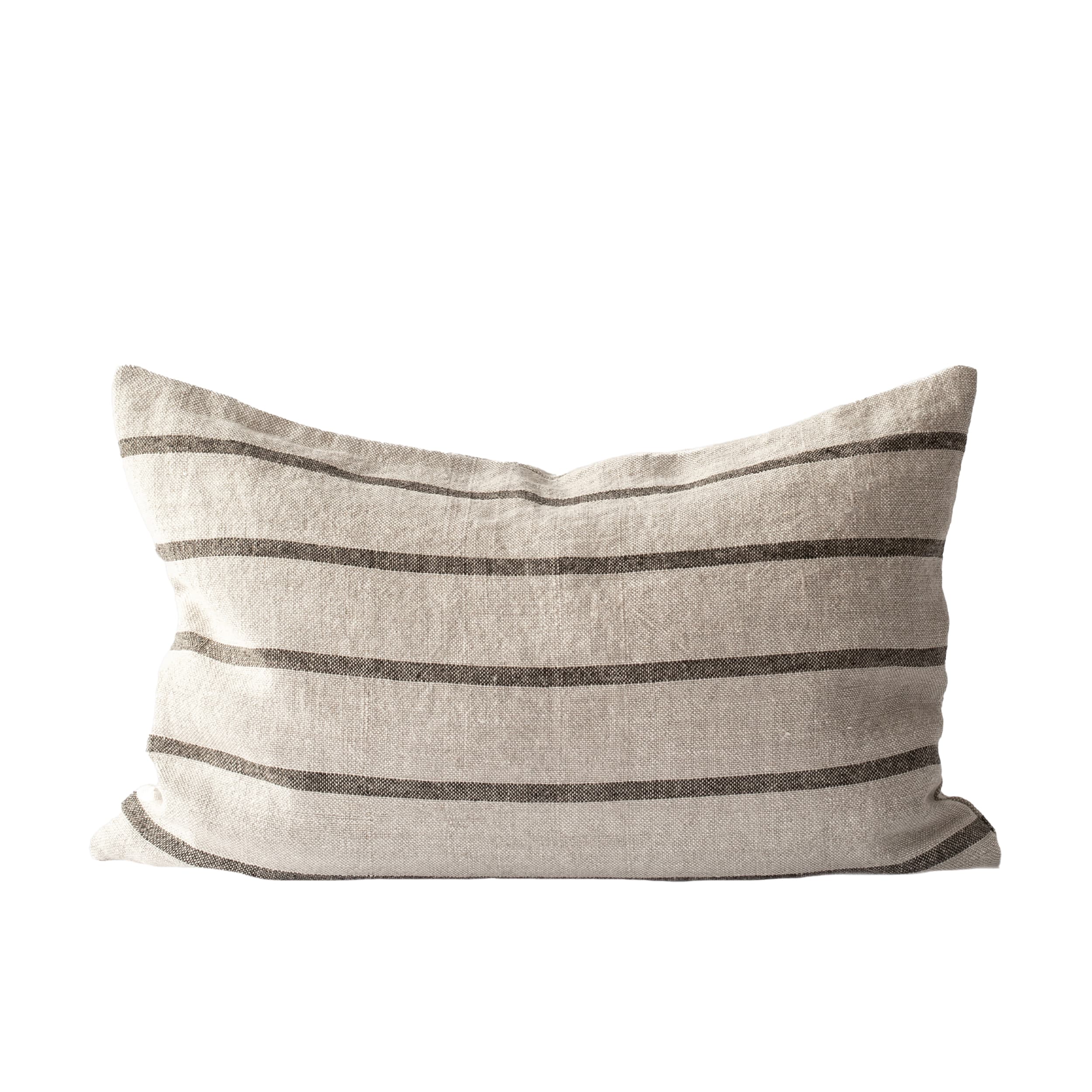 Melvin Pillow Cover Linen Taupe Stripe 40x60