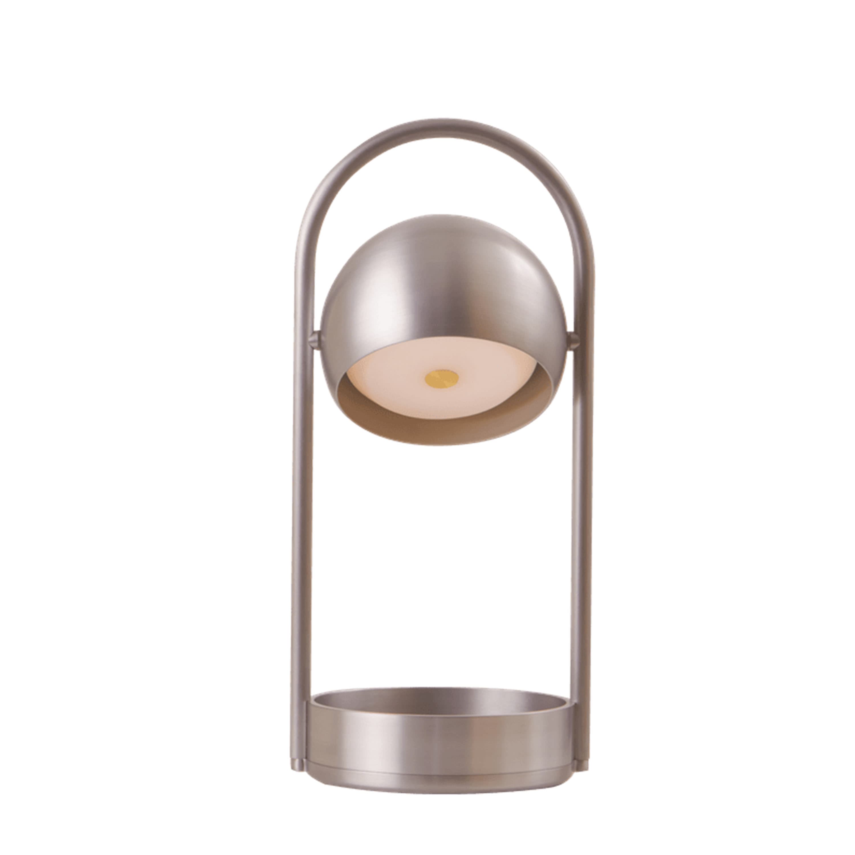 Ball Portabel Bordslampa Brushed Aluminium 32cm