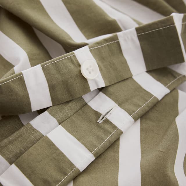Pussilakana Olive Stripe 240x220cm