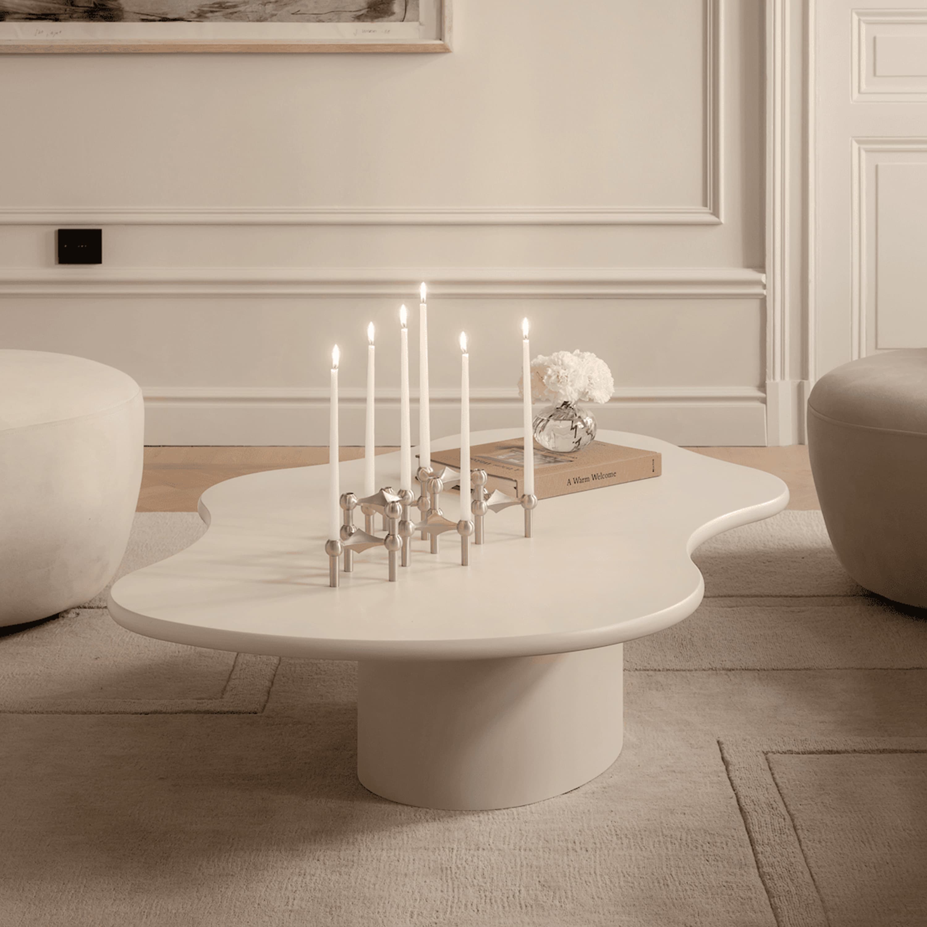 Sunday Coffee Table Cream 135cm