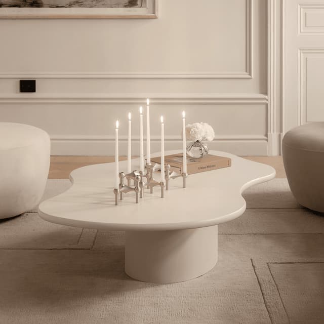 Sunday Coffee Table Cream 135cm