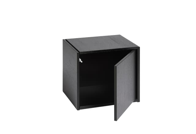 Bricks Cube Right Cube Right Cabinet Black 36x36