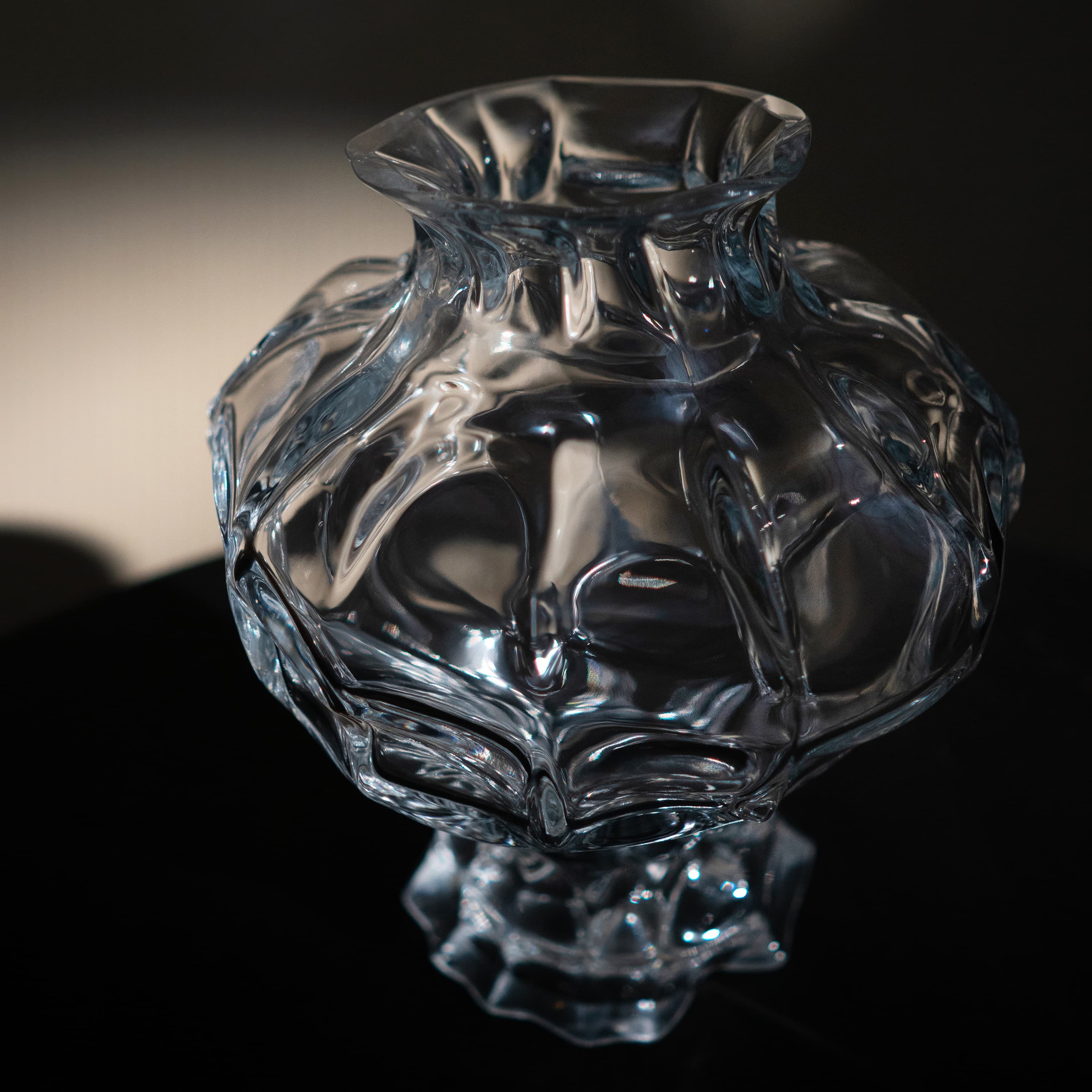 Ammonit Vase Clear Large