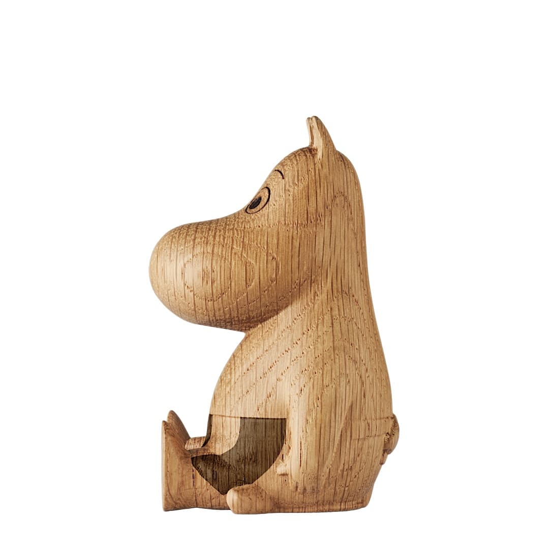 Mumintroll Holzdekoration Muminmama Eiche 10cm