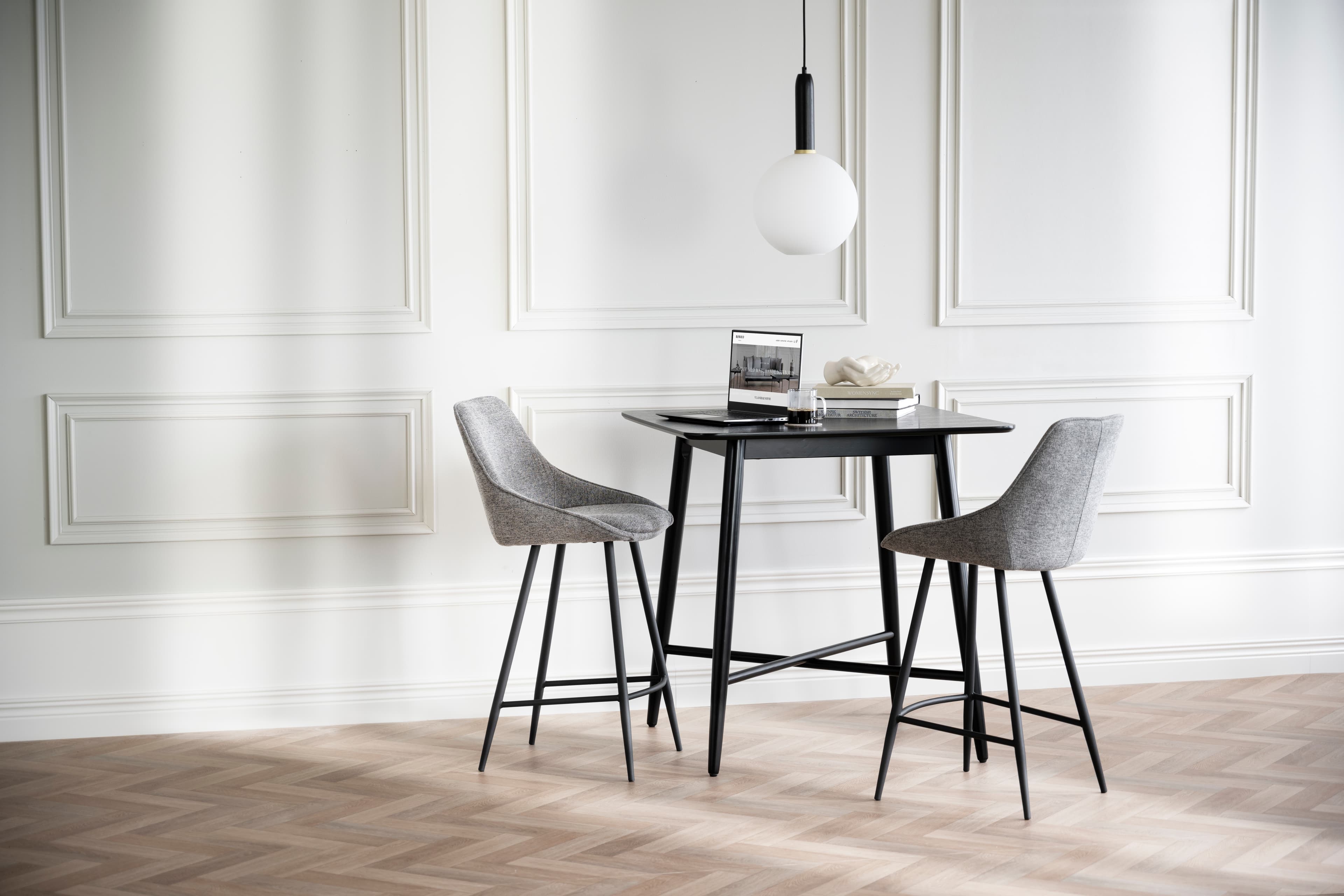 Sierra Bar Stool Grey/Black