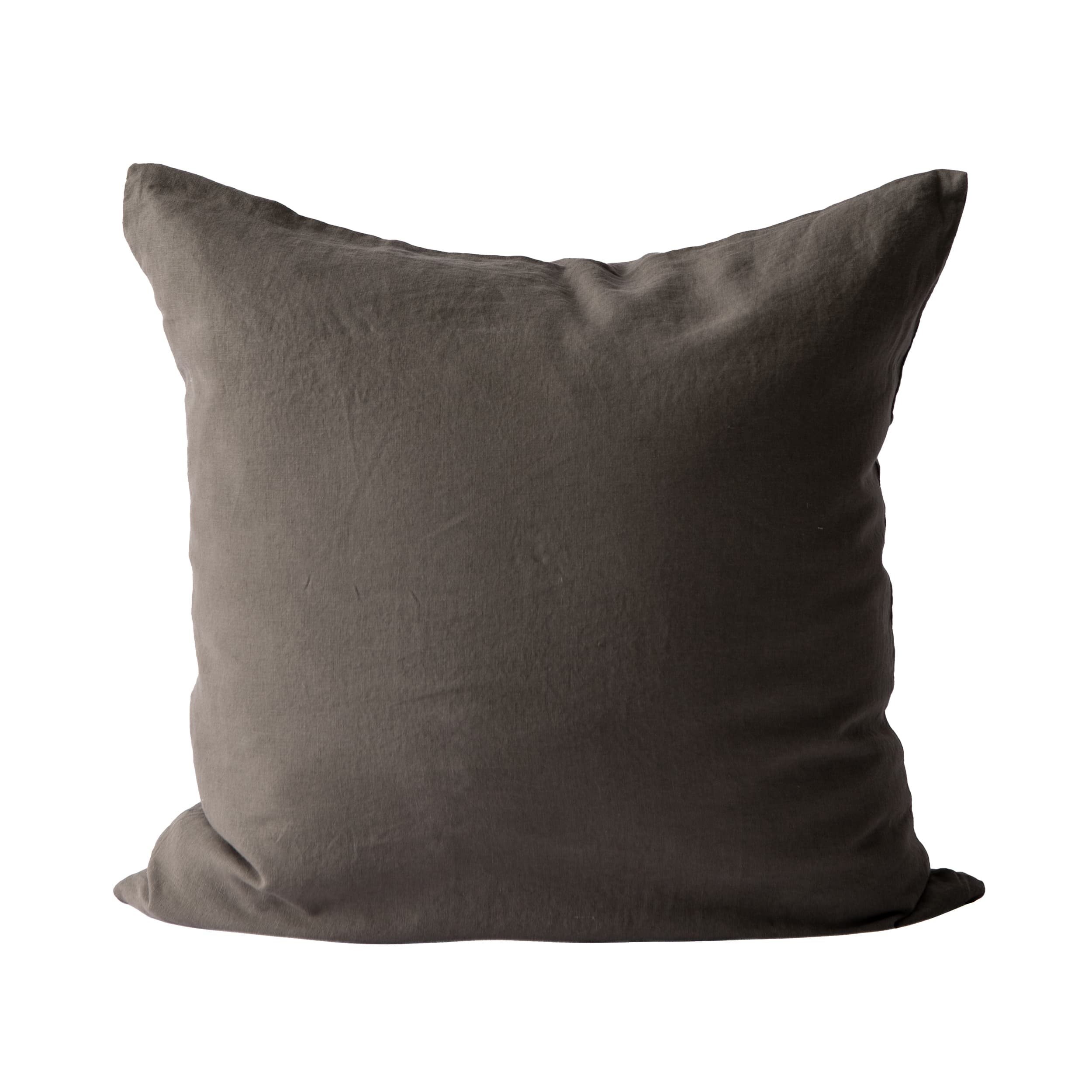 Kissenbezug/Kissenbezug Leinen Taupe 65x65