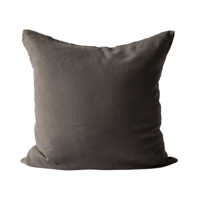 Kissenbezug/Kissenbezug Leinen Taupe 65x65