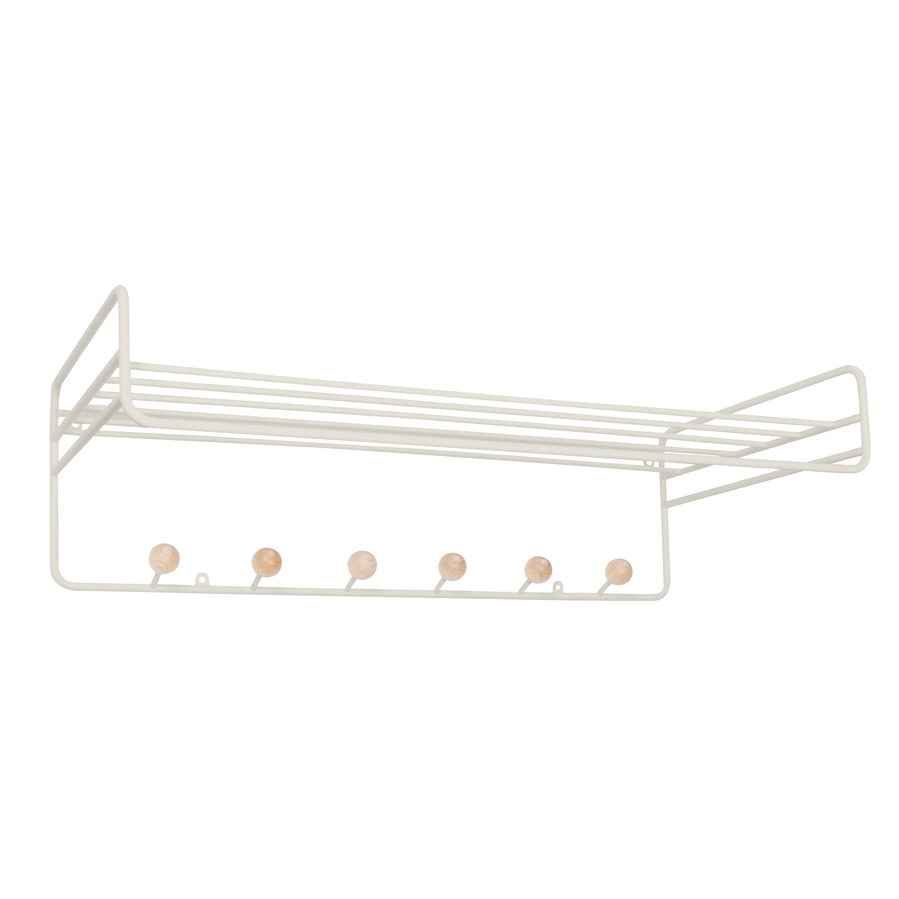 Bill Hat Rack Greige 71cm