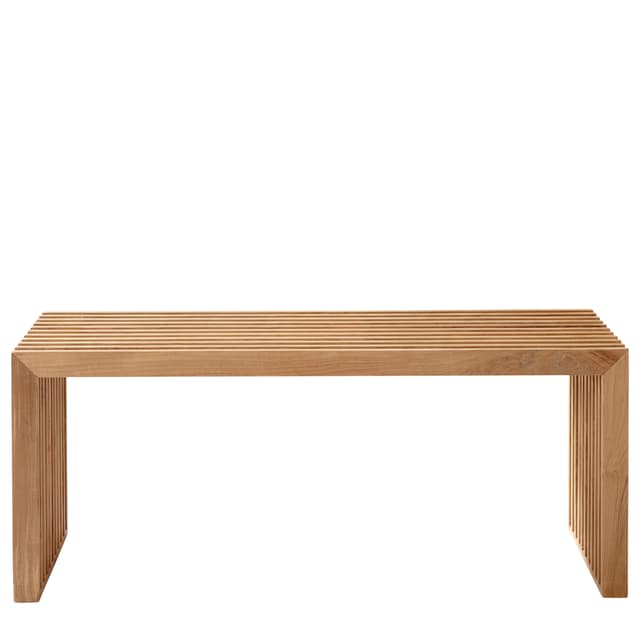 Rib Bank Teakholz 104 cm