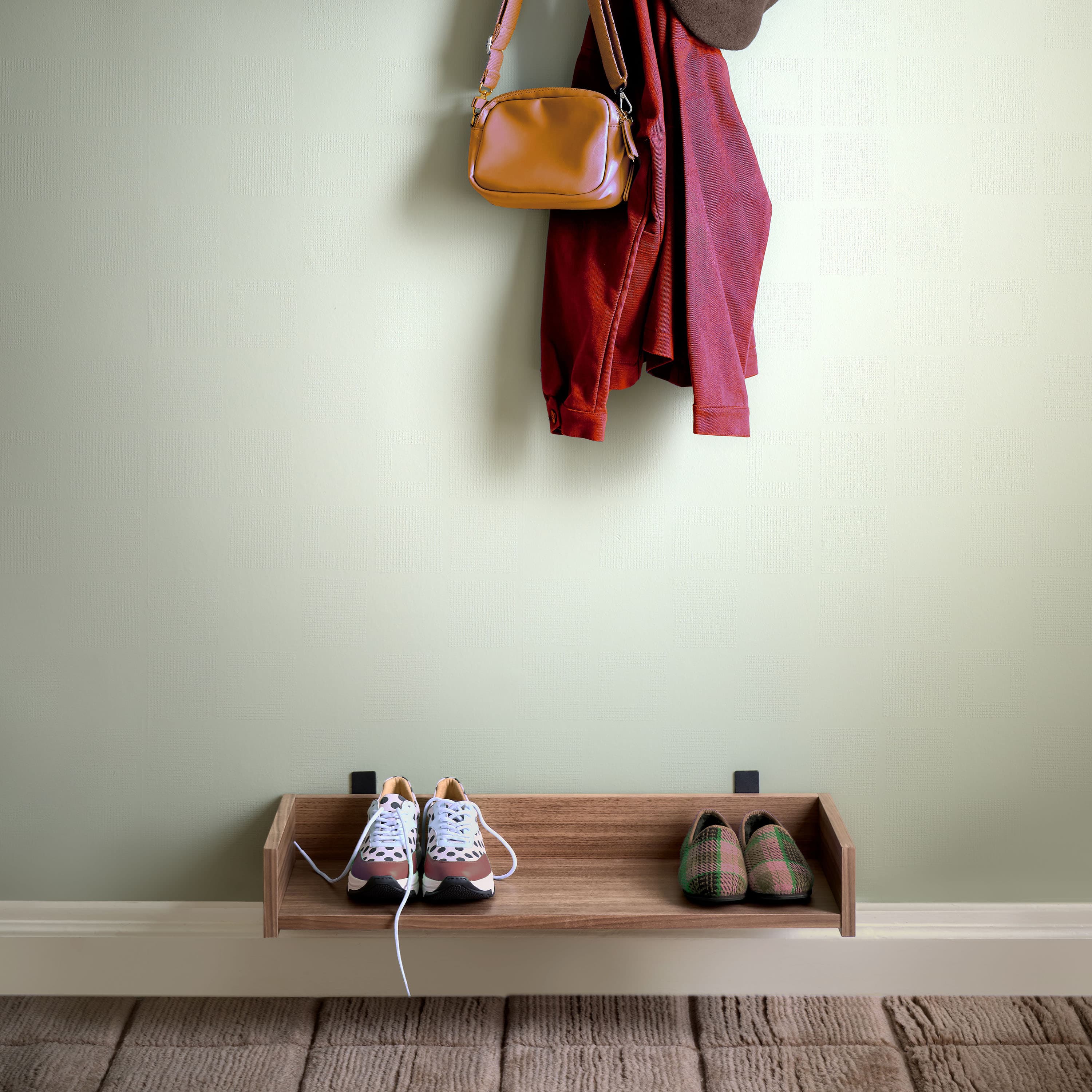 Gentle Shoe Rack Walnut
