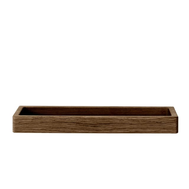 Shelf 10 Wandregal Esche geräuchert geölt 32x12