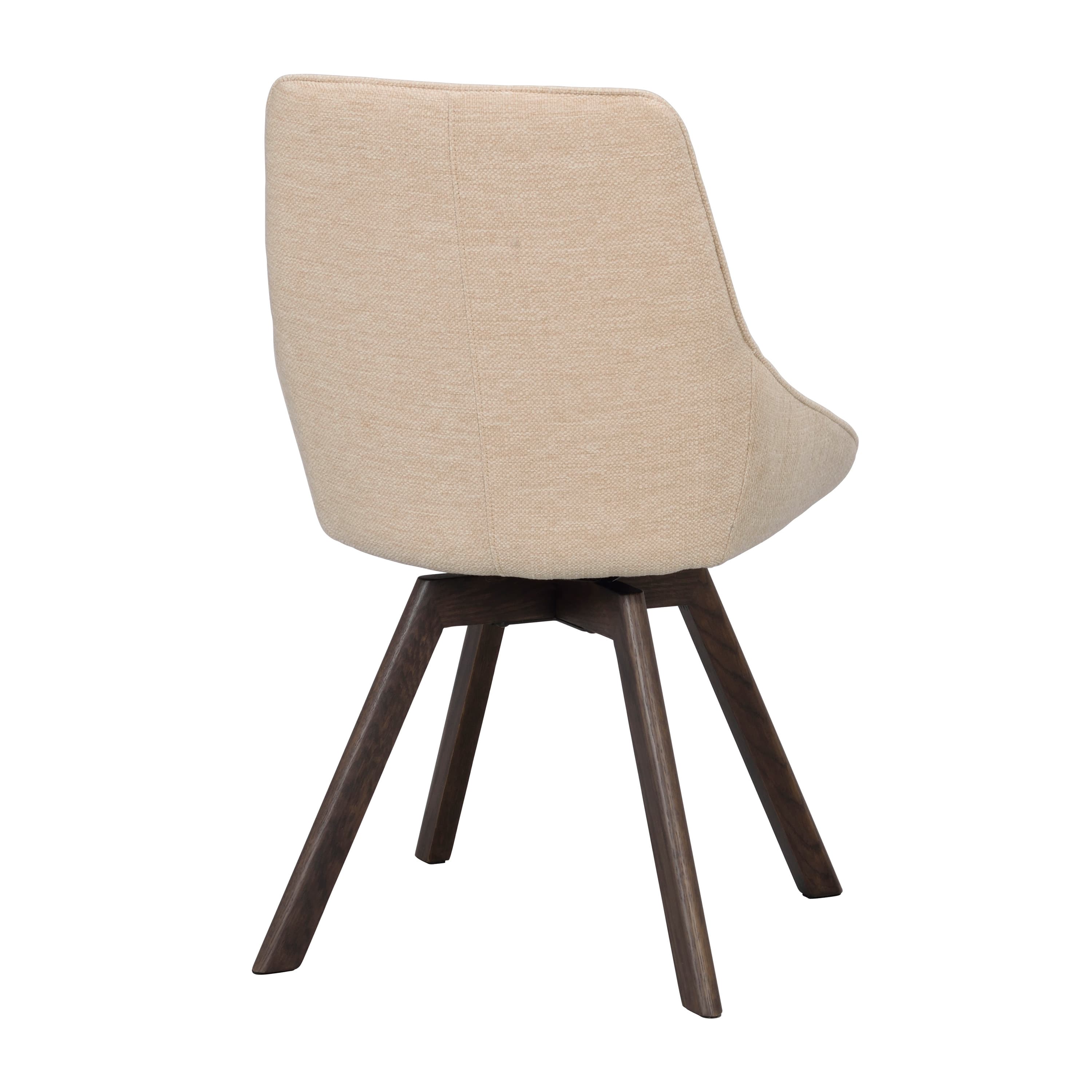 Alison Esszimmerstuhl Hellbeige/Braune Eiche
