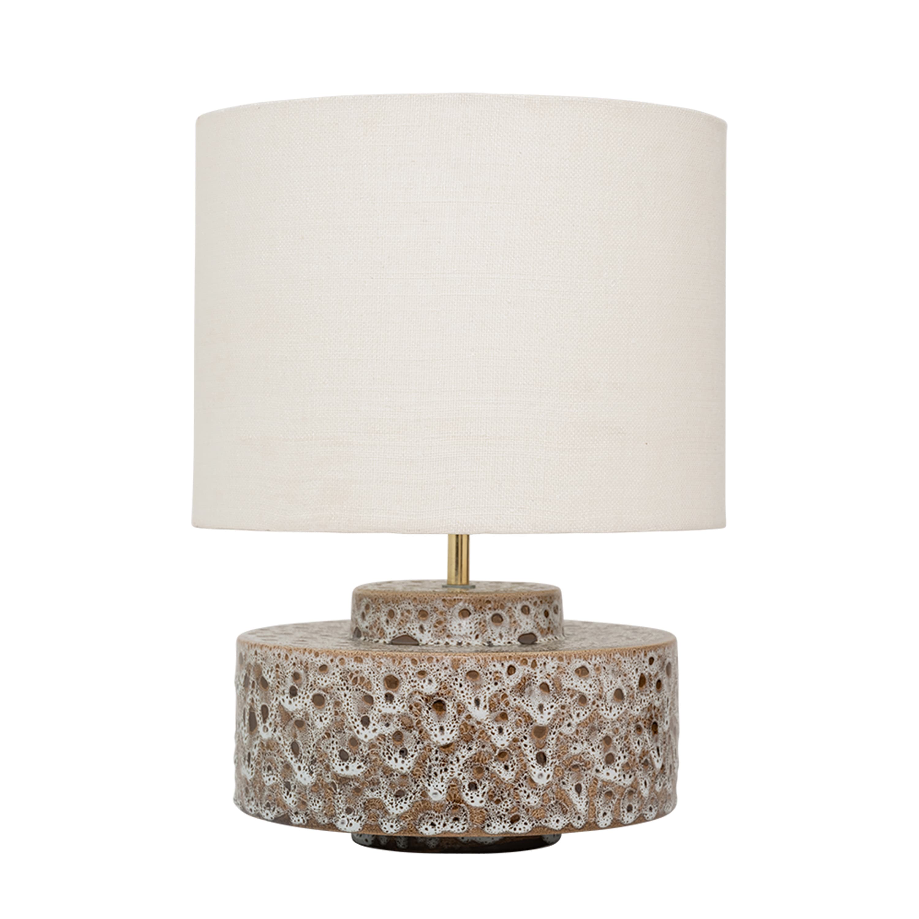 Ivy Tischlampe White/Brown 40cm