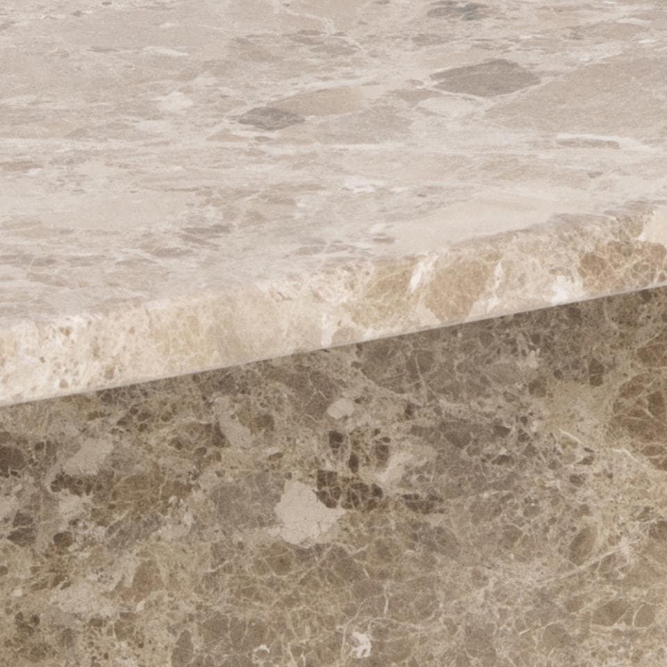 Ilex Coffee Table Beige Marble 90cm
