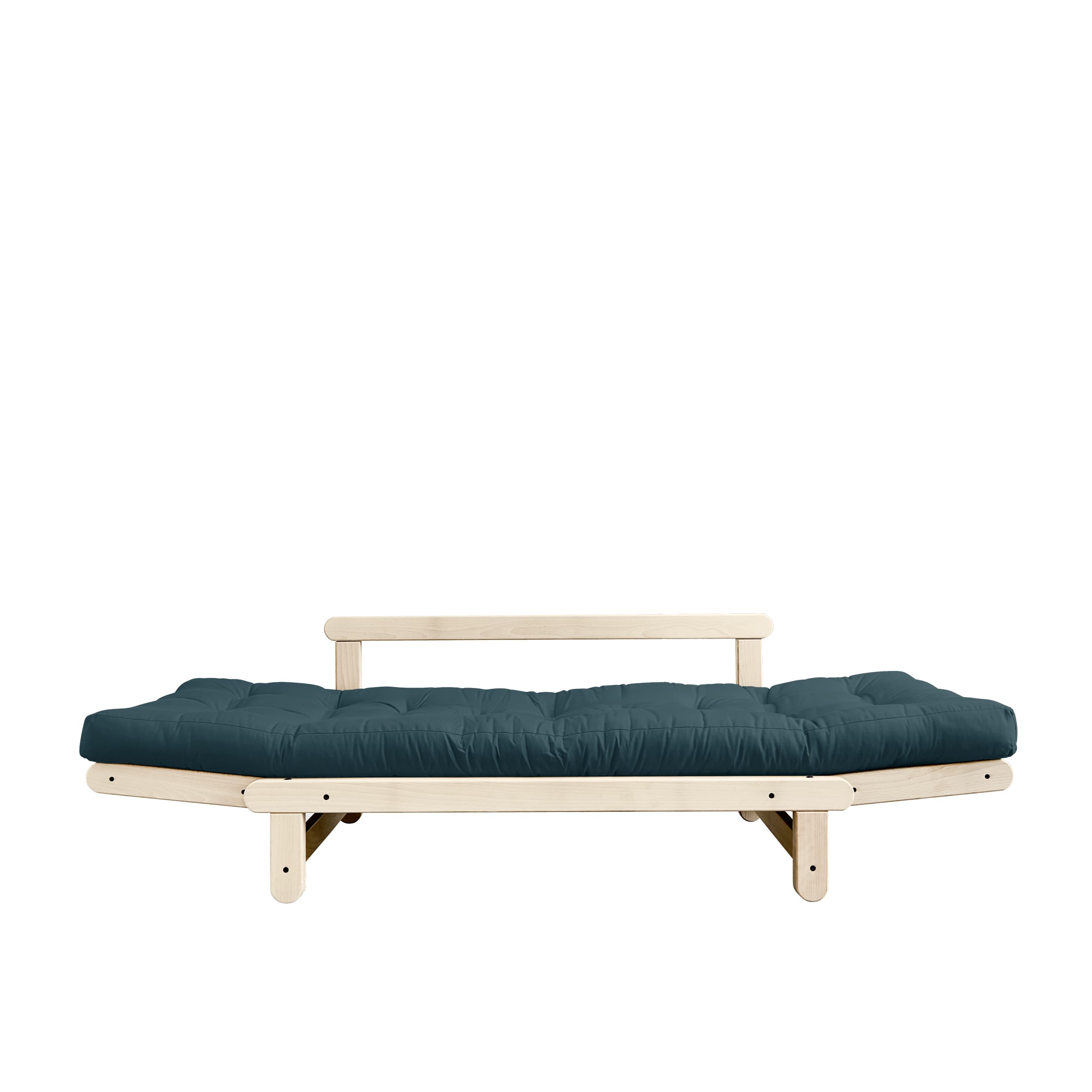 Beat Schlafsofa Natur/Petrol Blau 200cm