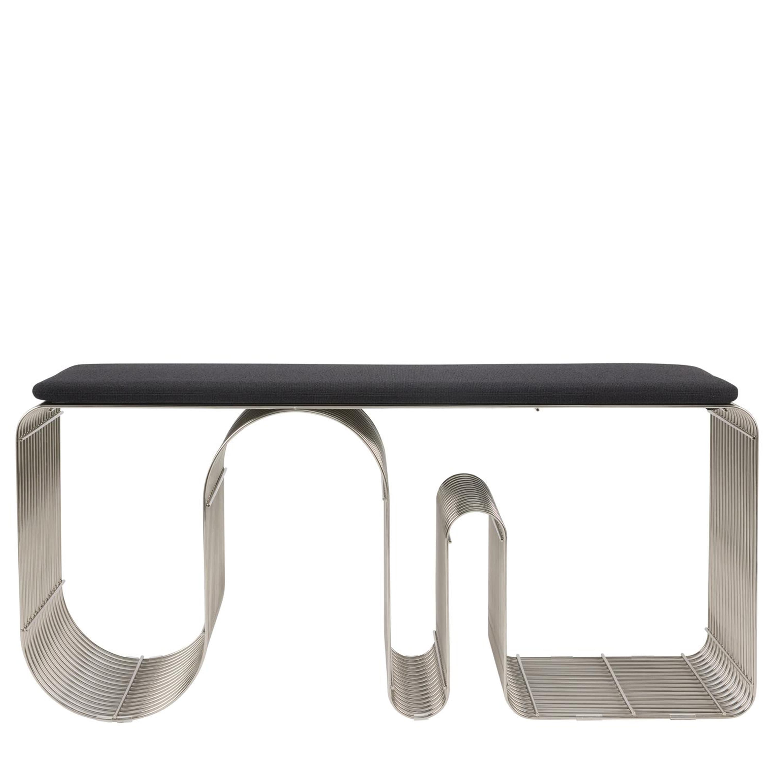 Curva Bänk Silber 100cm