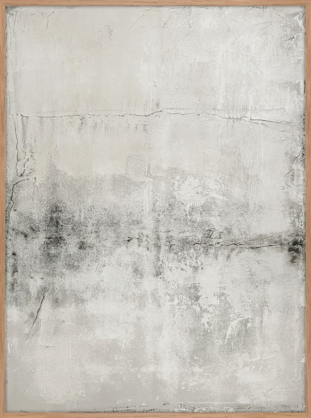 Simple Wohnzimmer 8 Bild mit Eichenrahmen 90x120cm