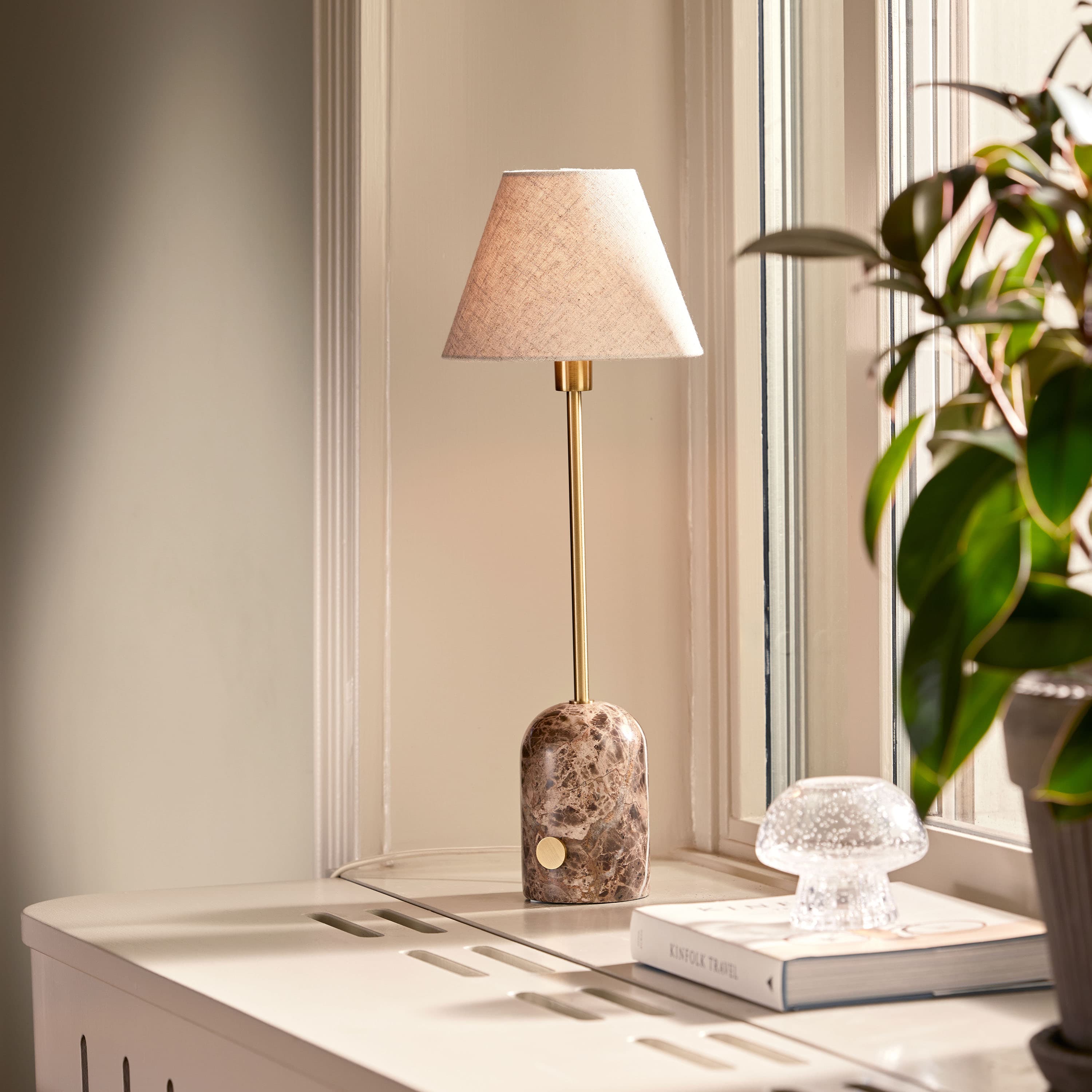 Gino Tischlampe Braun 20