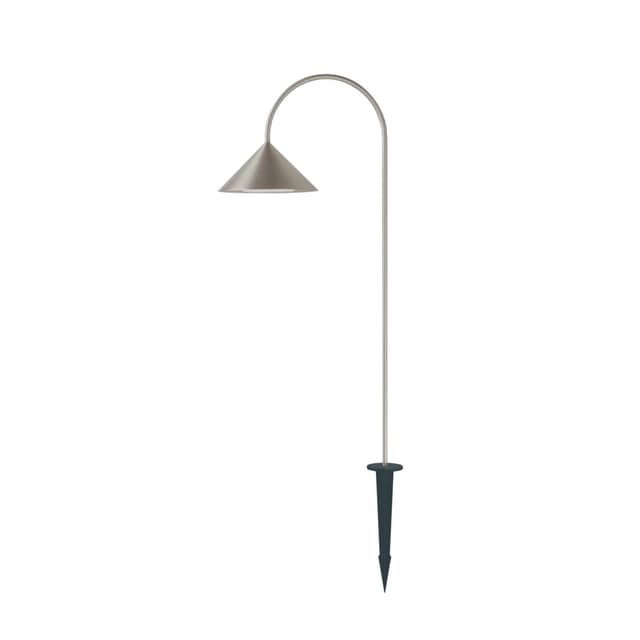 Grasp Gartenlampe Gebürstetes Aluminium 82cm