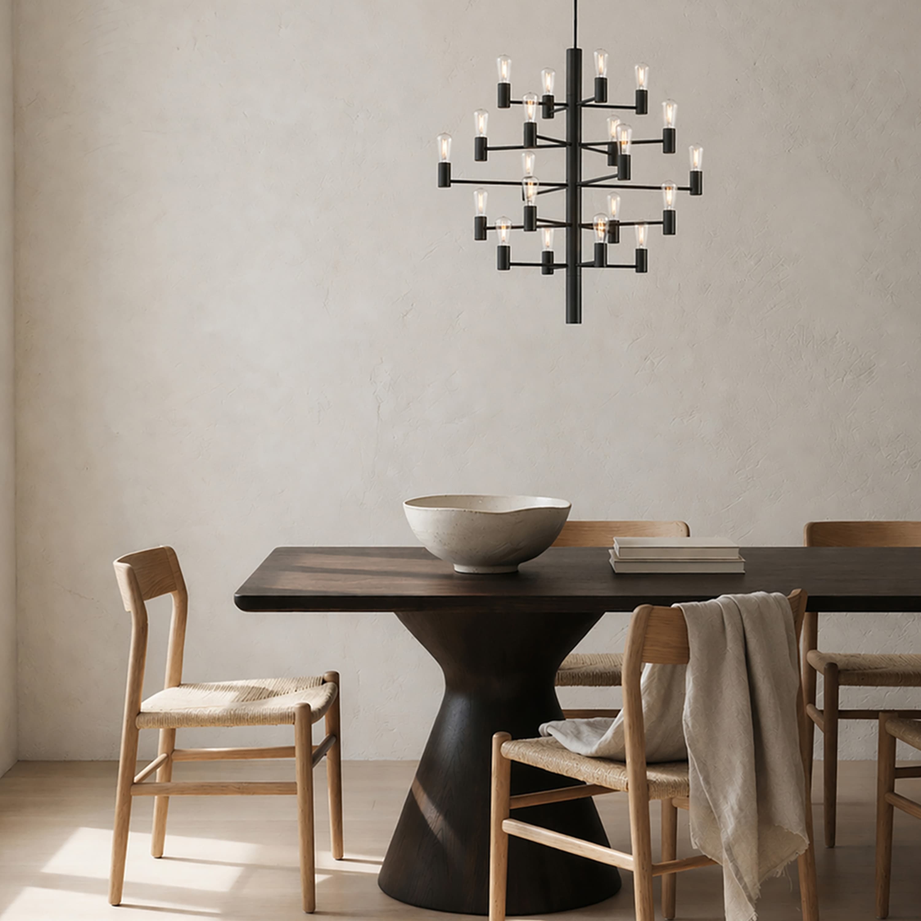 Manola 20 LED-Deckenleuchte Schwarz