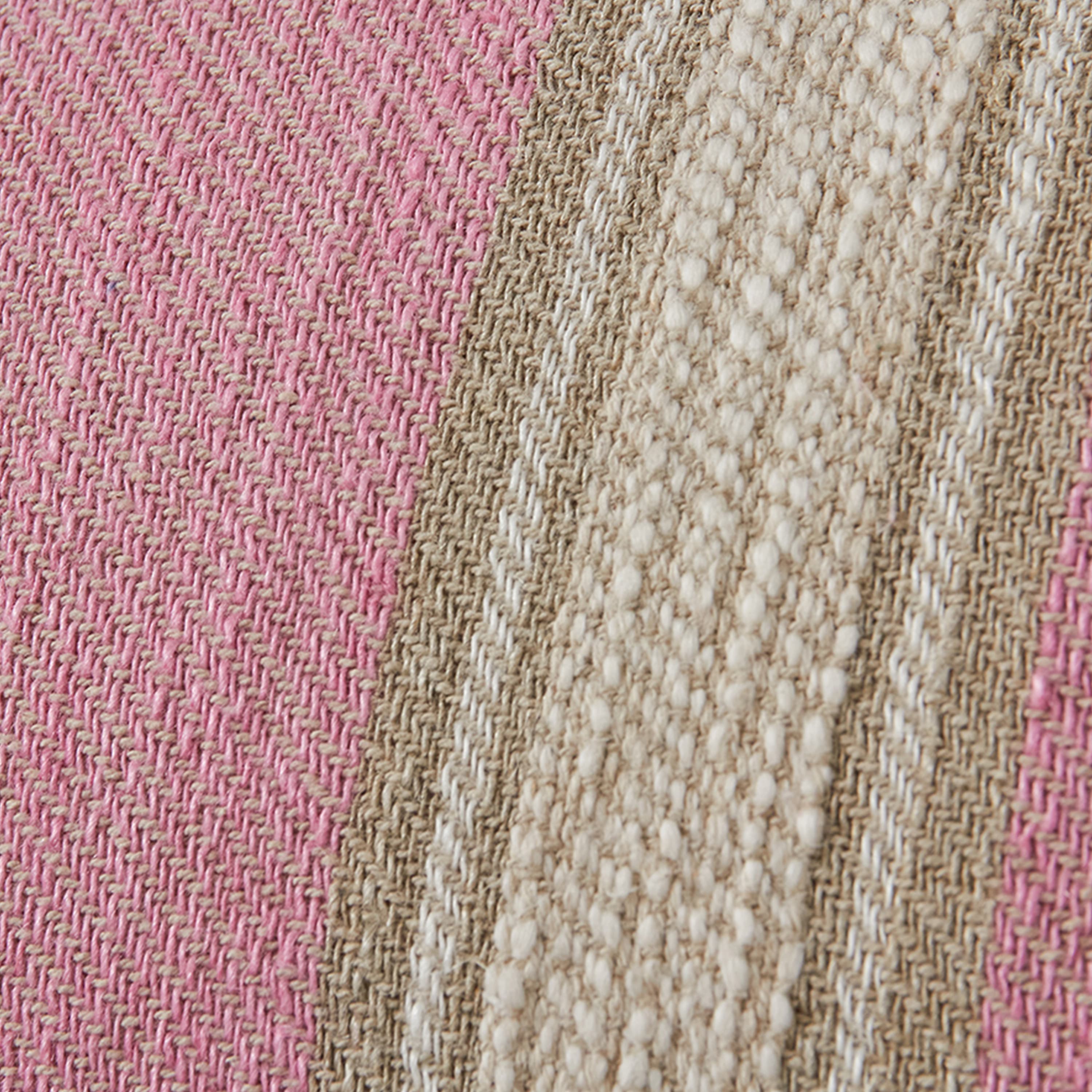 Woven Prydnadskudde Striped Blush 60x40