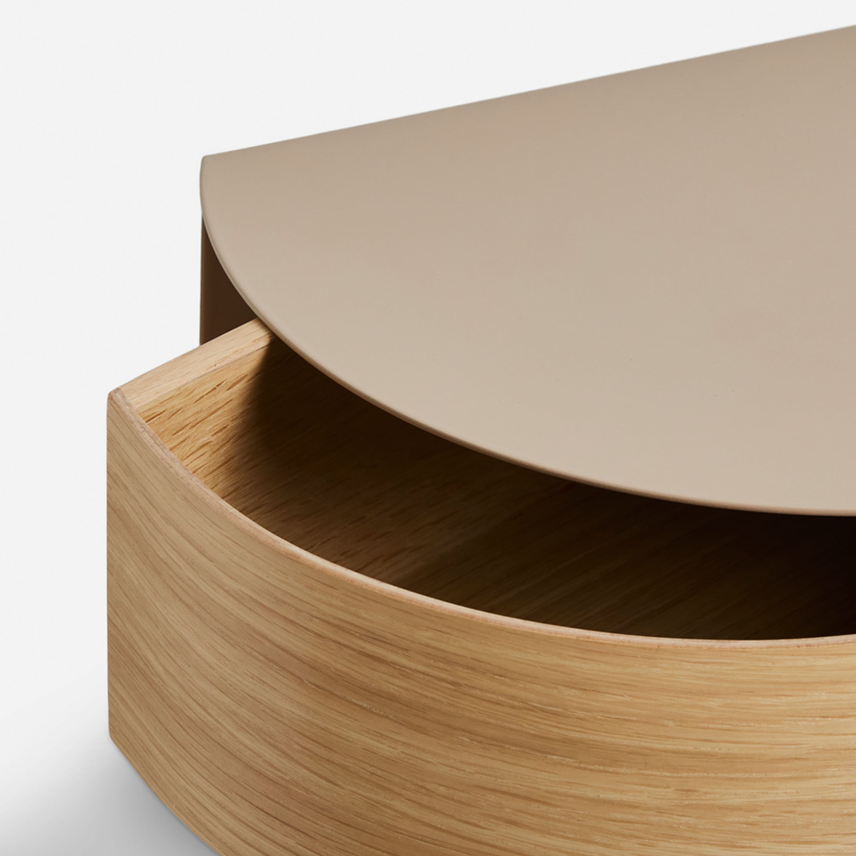 Wallie Wall-Mounted Shelf Oak/Grey Beige