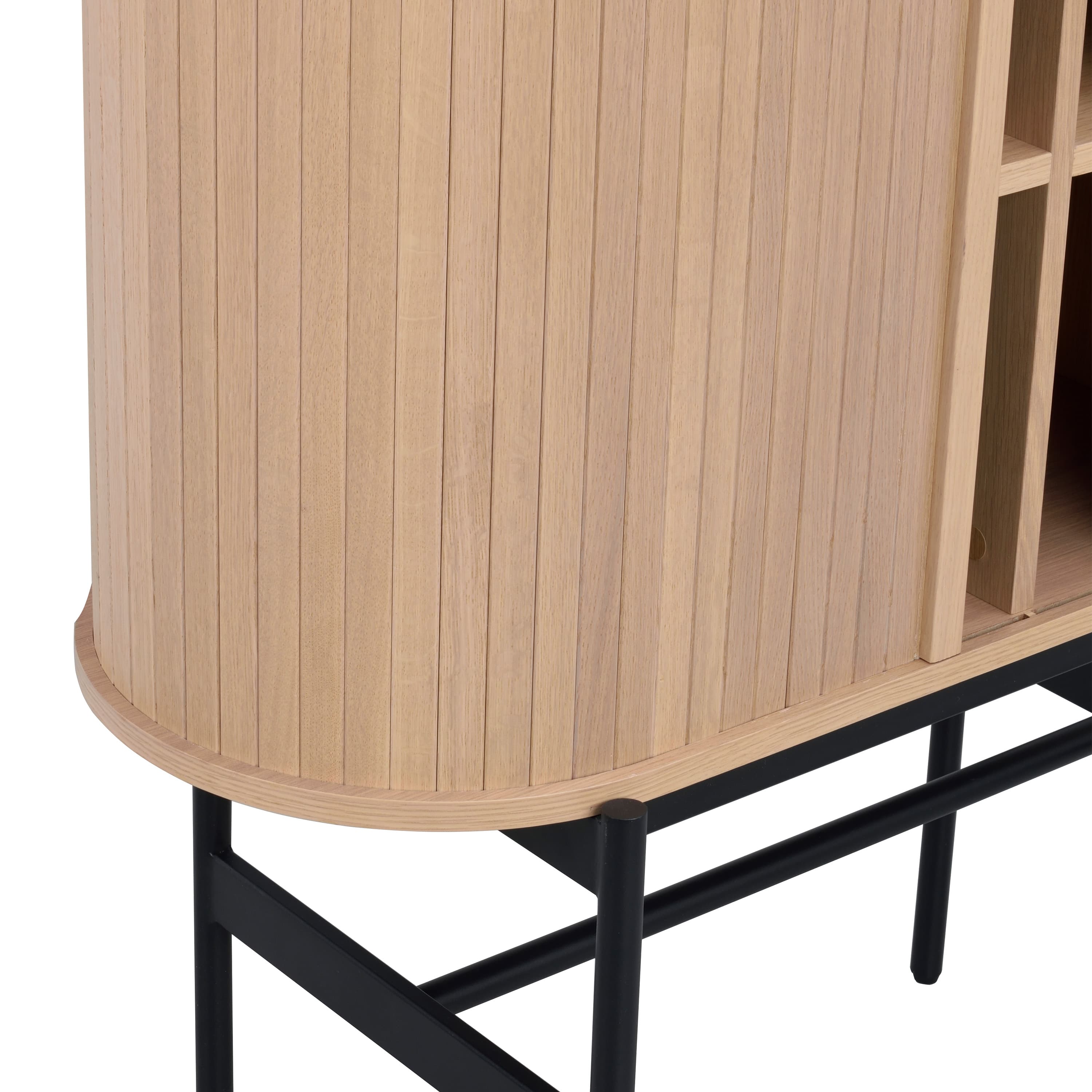 Haddington Cabinet White Pigmented/Black 102cm