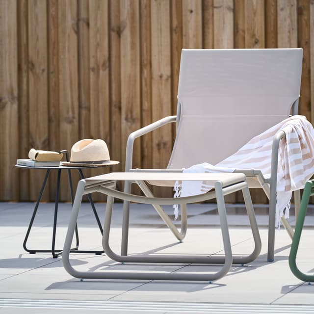 Sandholma Footstool Sand