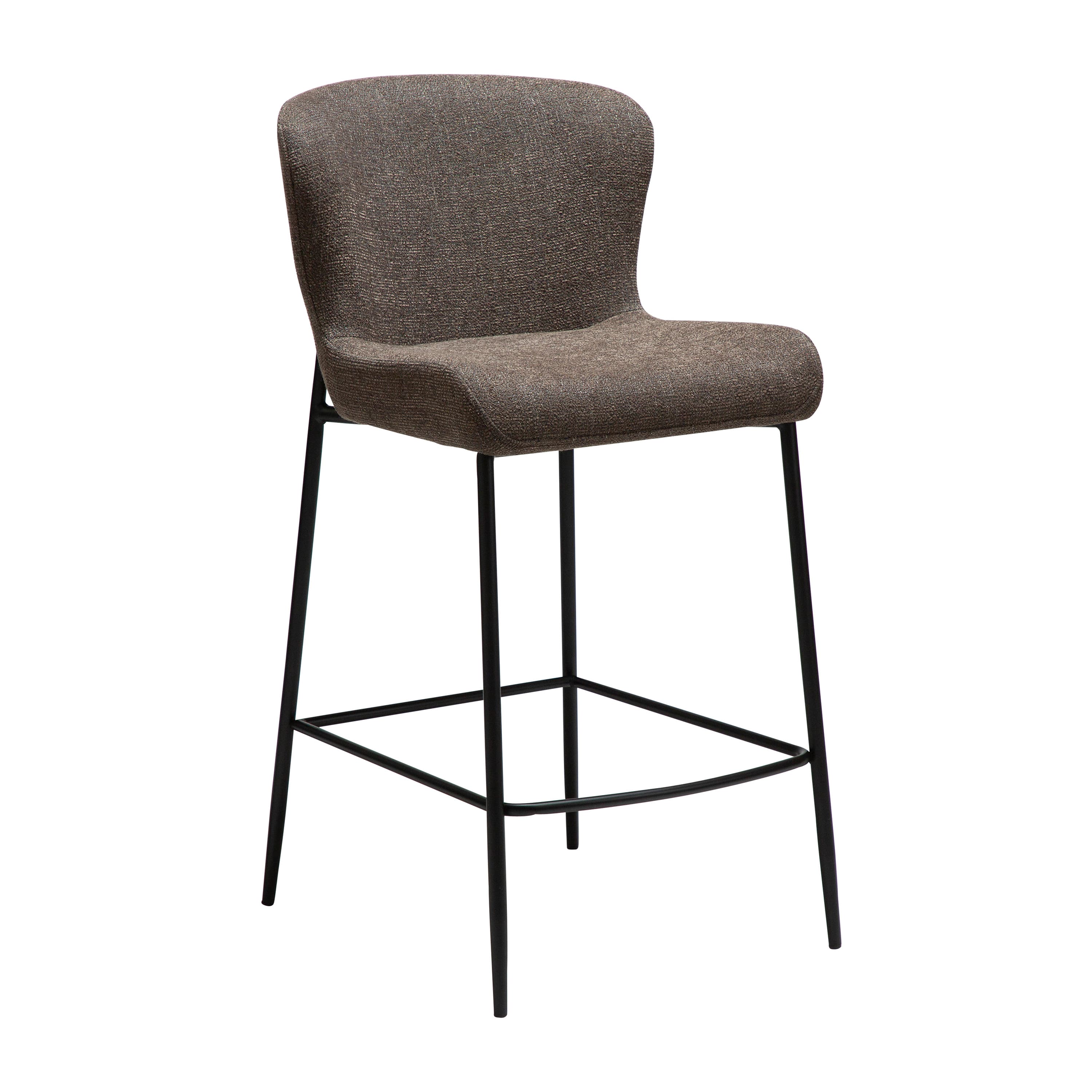 Glam Barstool Major Brown Bouclé